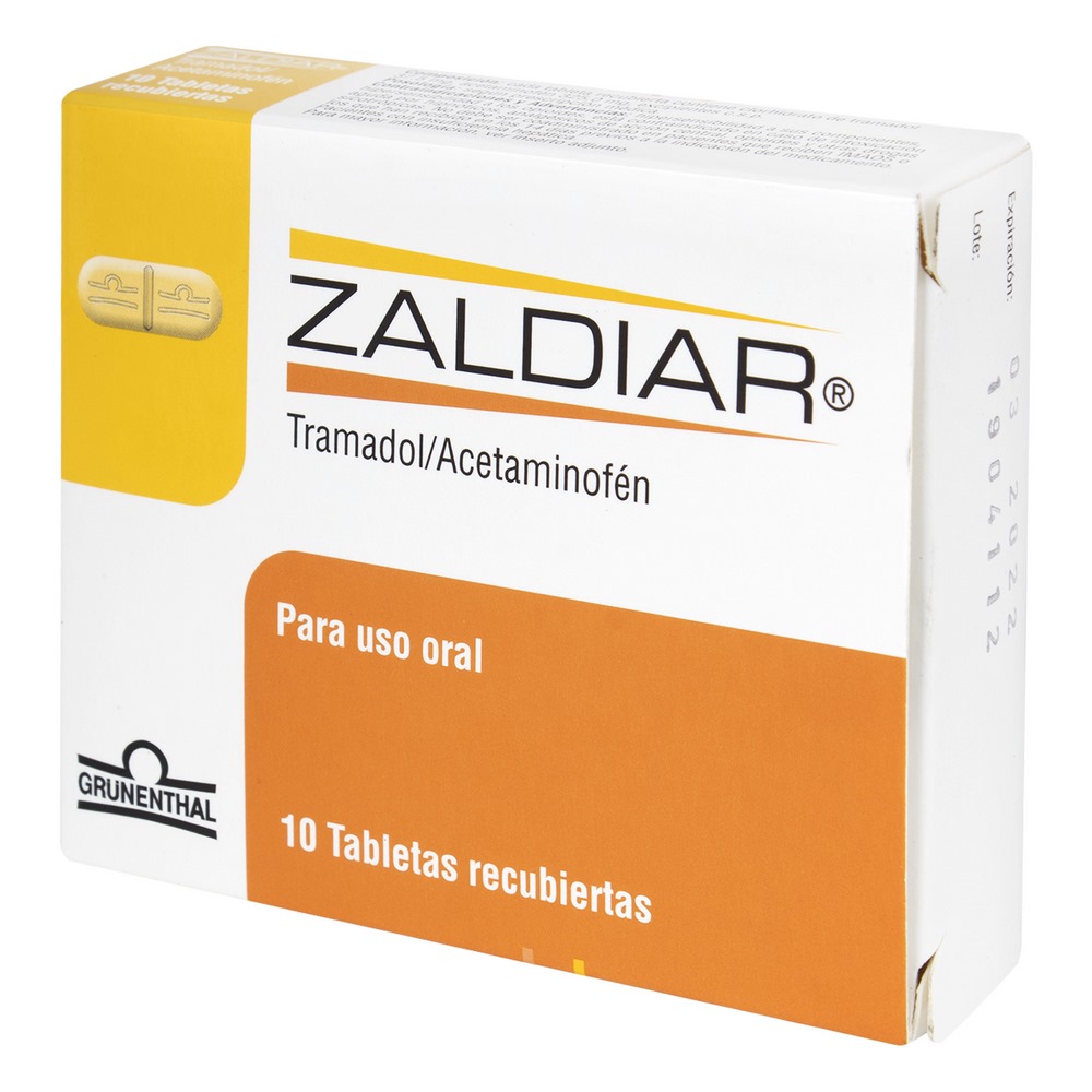 Zaldiar 37.5/325 mg – 10 tabletas