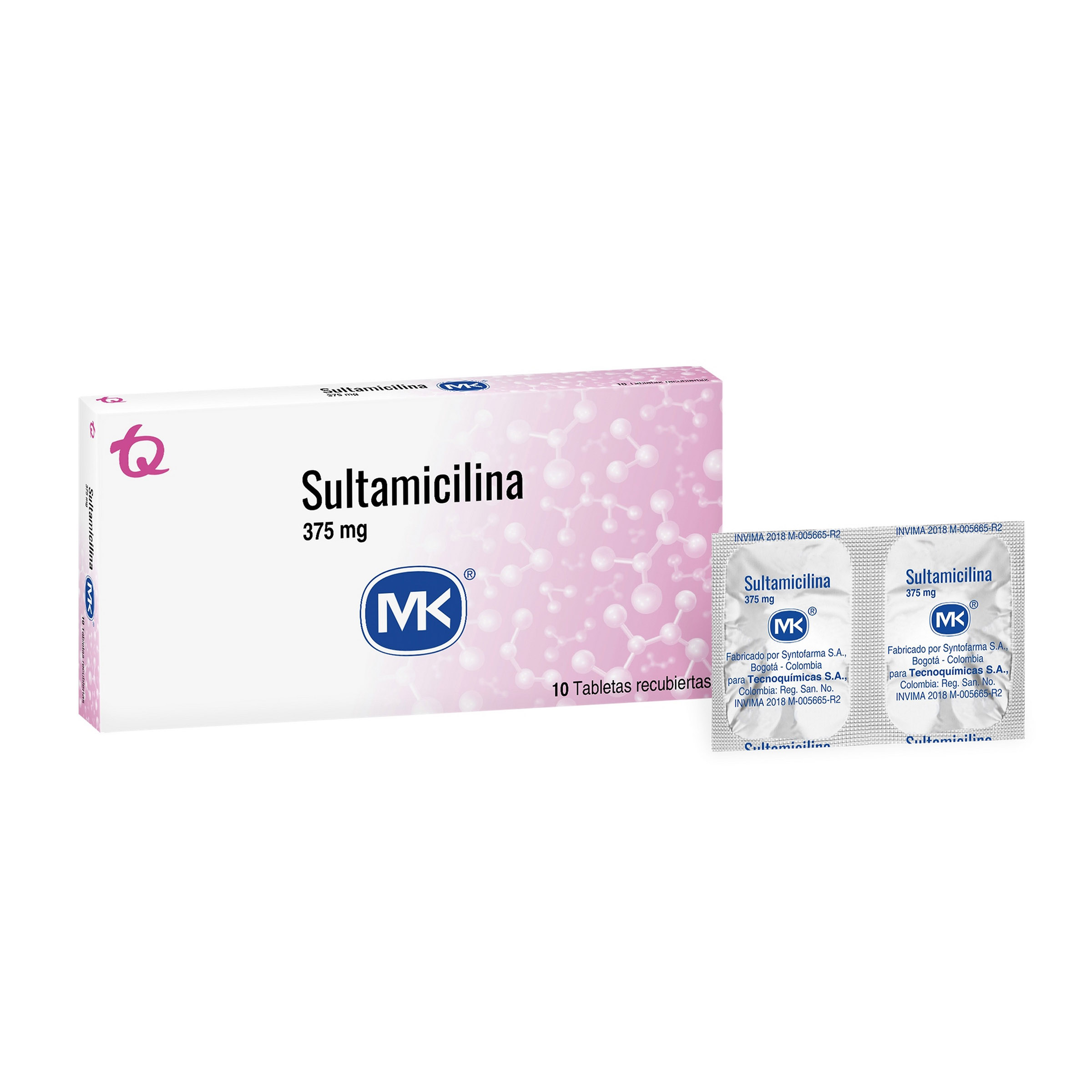 Sultamicilina 375 mg – 10 tabletas | MK SULTAMICILINA