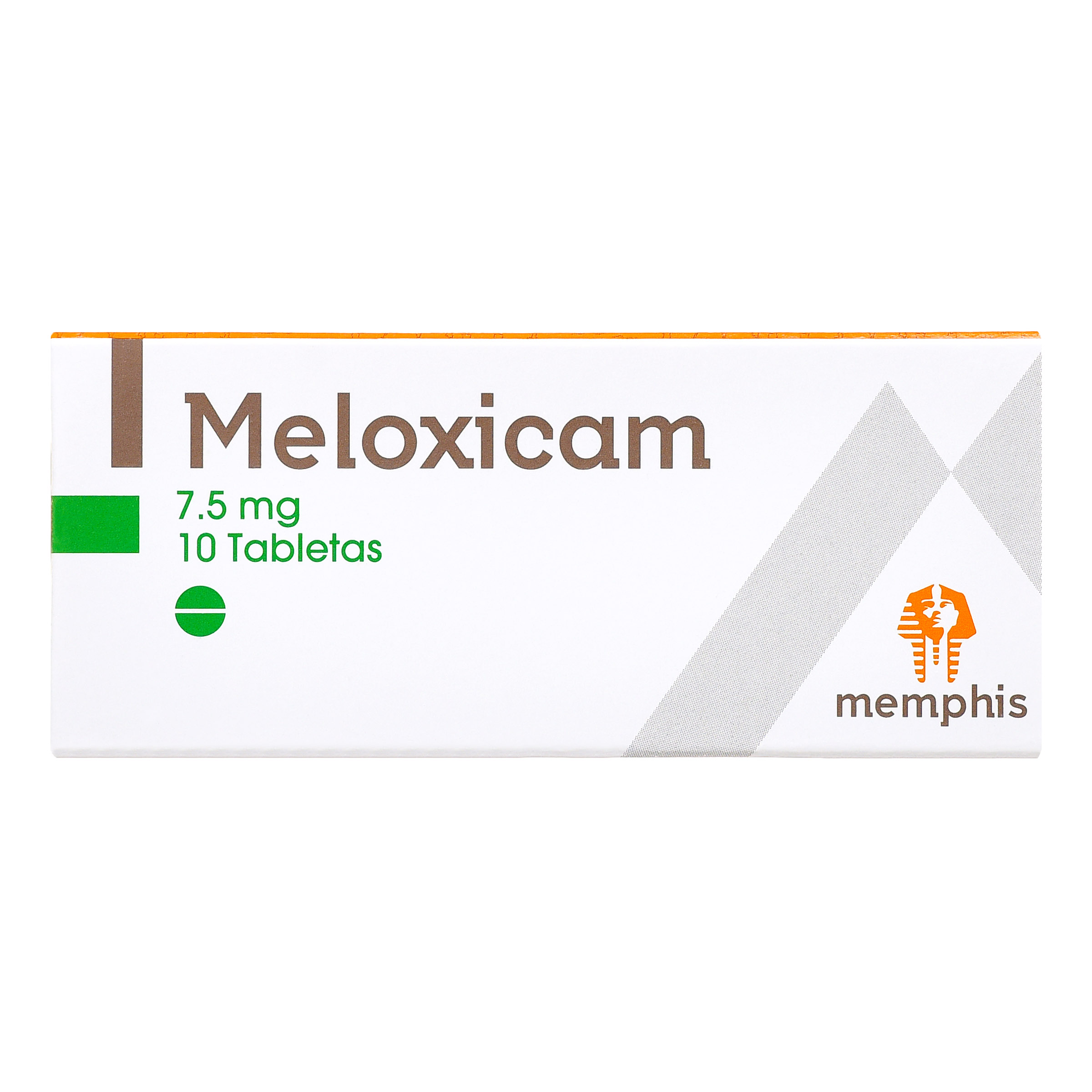 Meloxicam 7.5 mg 10 tabletas - MEMPHIS PRODUCTS