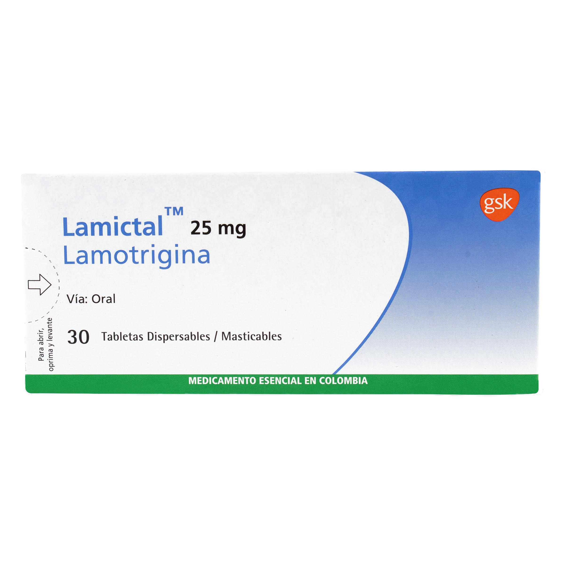 Lamictal Lamotrigina 25 mg – 30 comprimidos