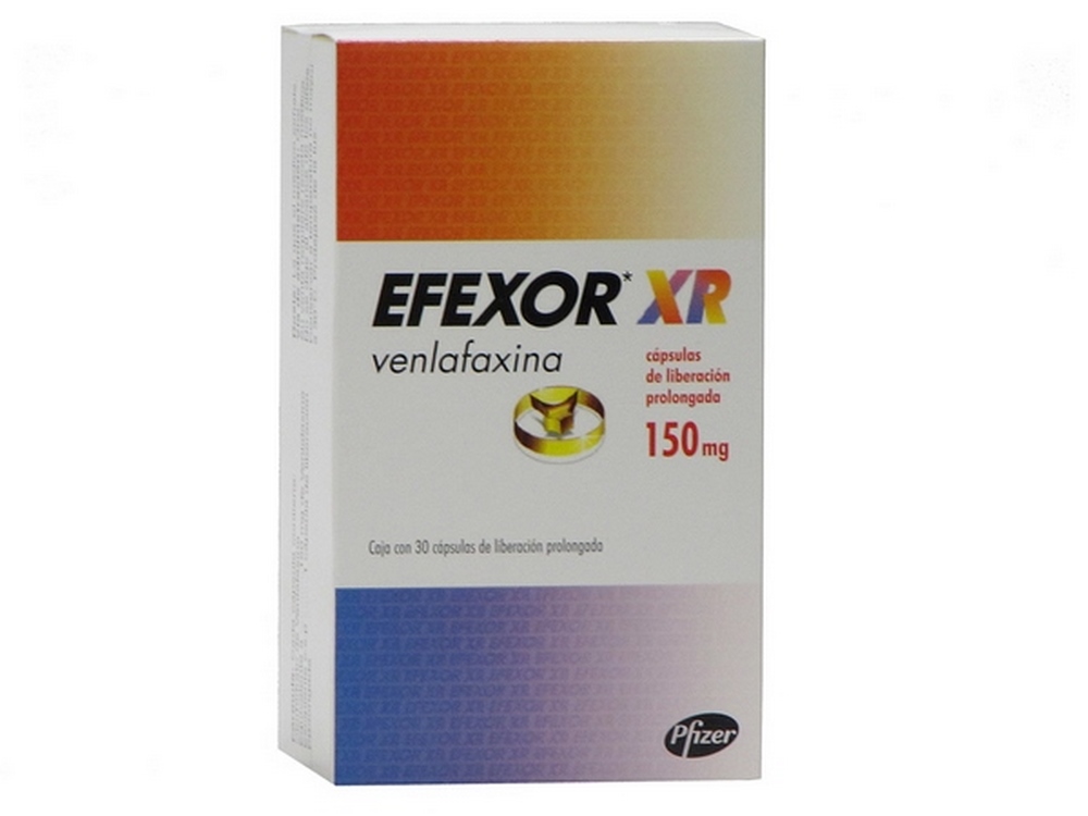 EFEXOR XR Venlafaxina 150 mg – 30 cápsulas de liberación prolongada