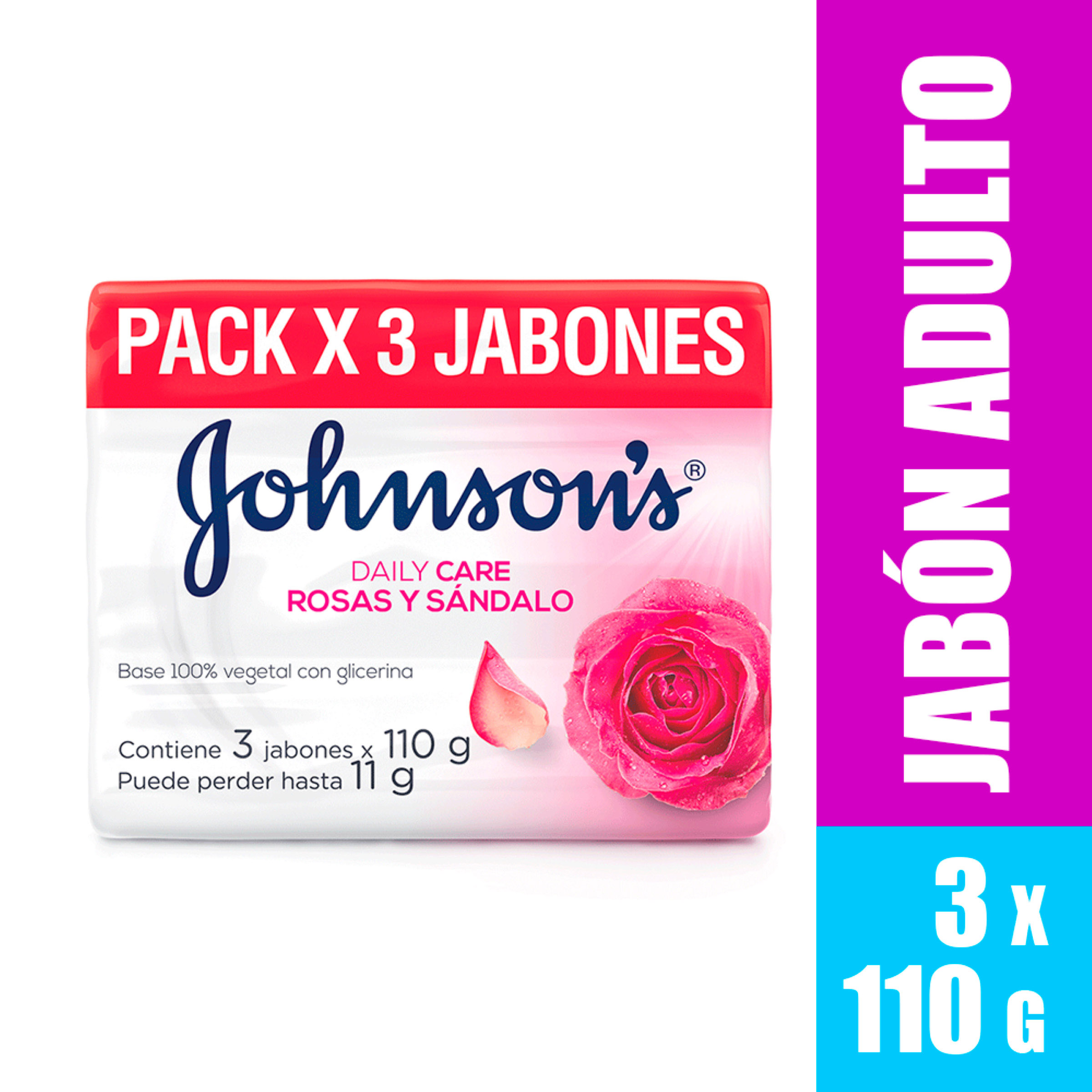 Jabón JJ Rosas y Sándalo 110 g