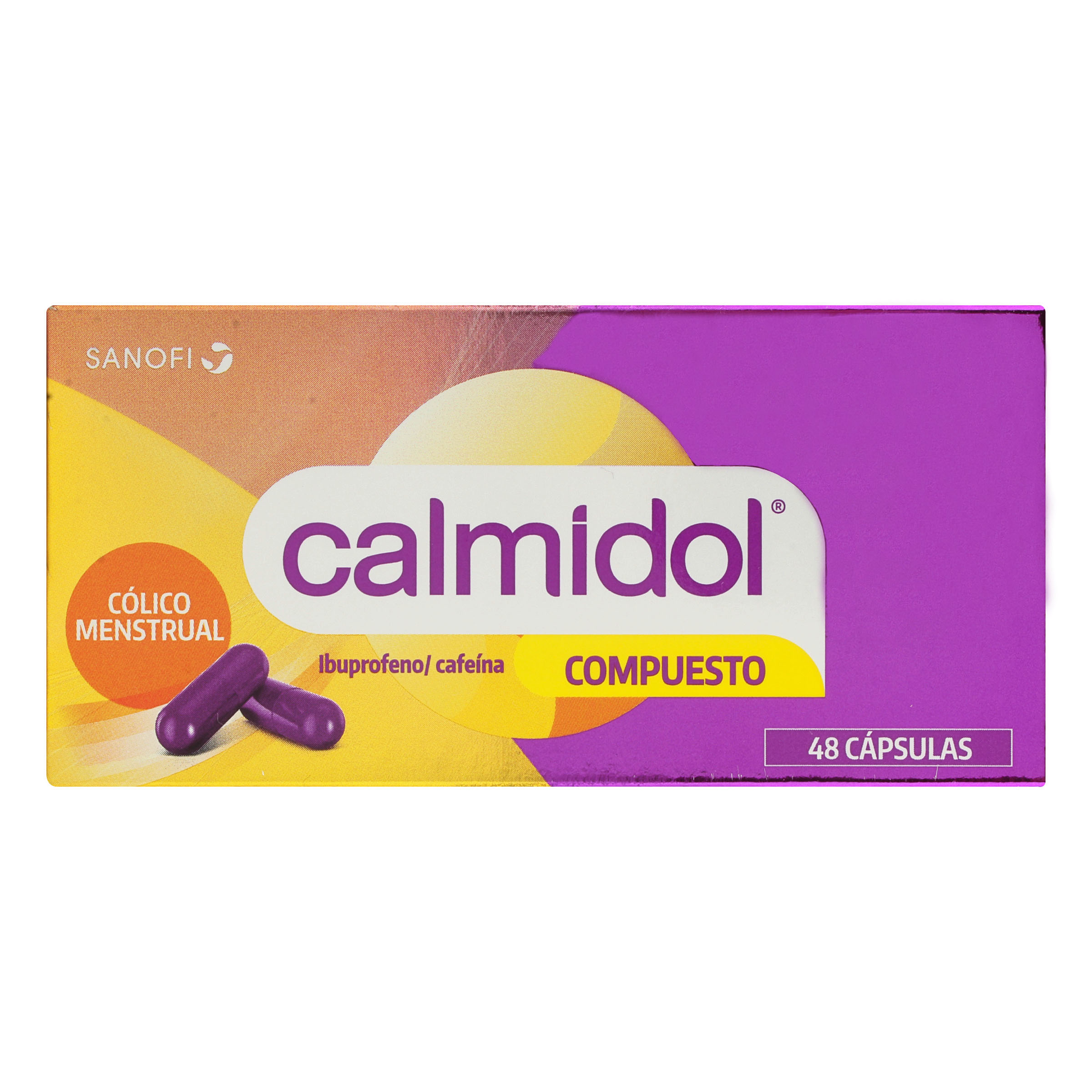 Calmidol Compuesto 48 grageas Ibuprofeno-Cafeína