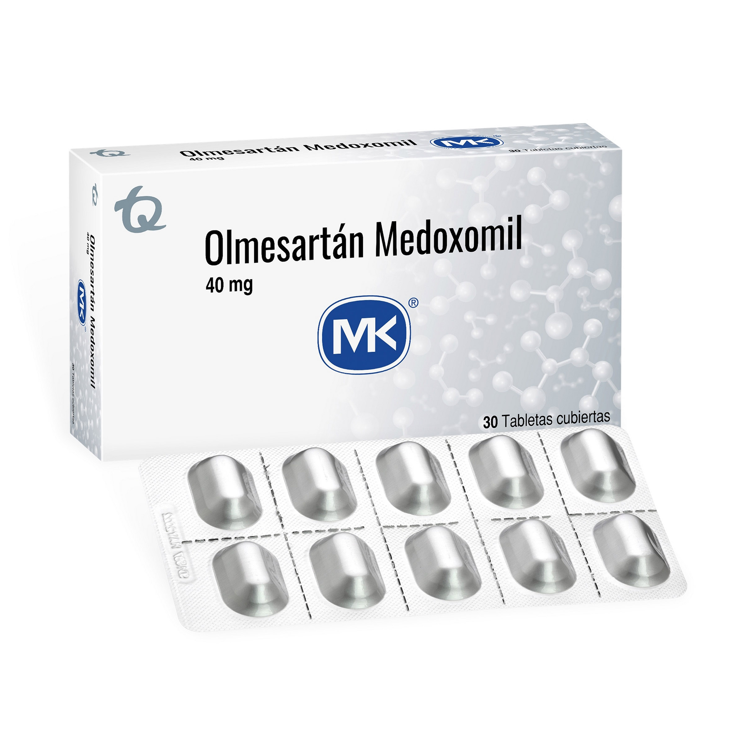 Olmesartán 40 mg 30 tabletas MK(P)46831