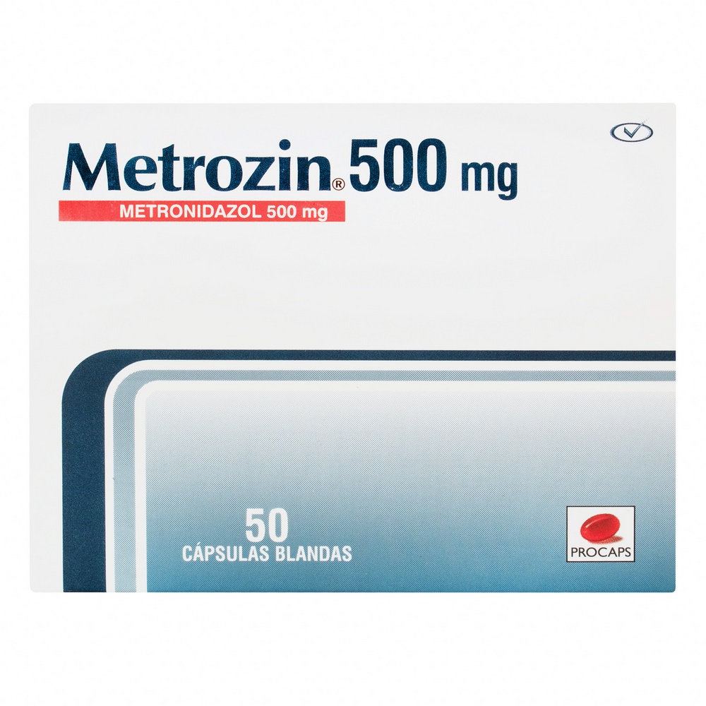 METROZIN 500 mg Cápsulas – Metronidazol 50 cápsulas