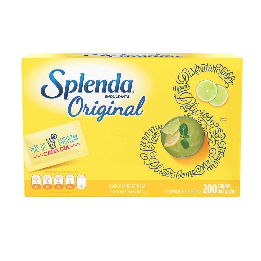 Splenda 200 Sobres Edulcolorantes Stevia