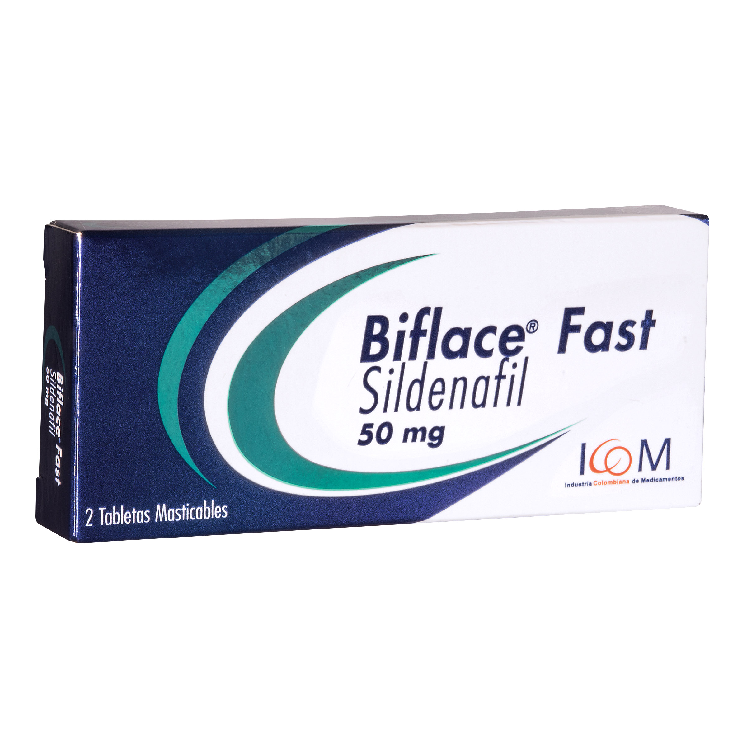 Biflace Fast 50 mg – 2 tabletas masticables sildenafil