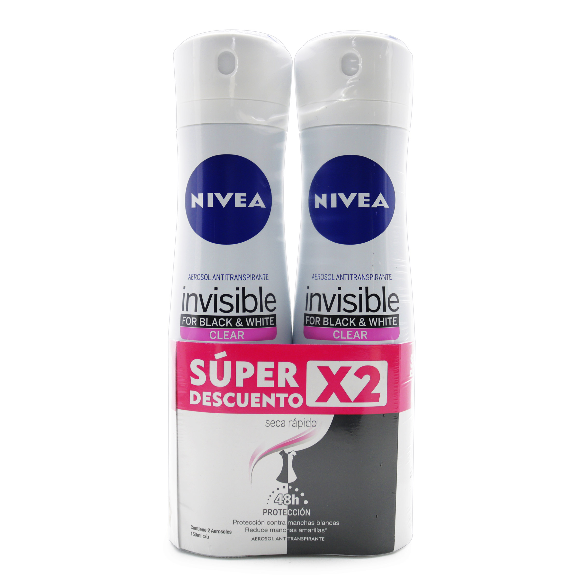 Desodorante NIVEA Spray 150 ml – Pack 2