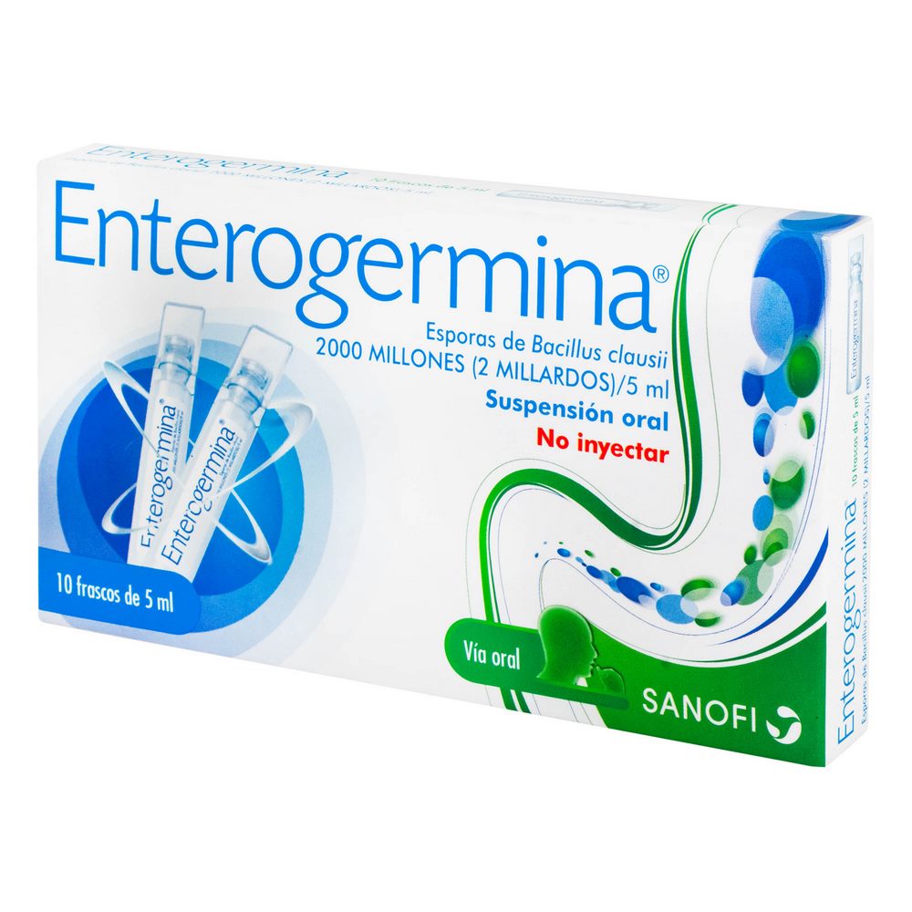 Enterogermina 5 mL x10 ampollas – bacilos lácticos