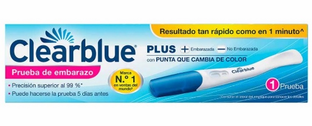 Prueba de Embarazo Clearblue Plus – 1 unidad (P&G Colombia)
