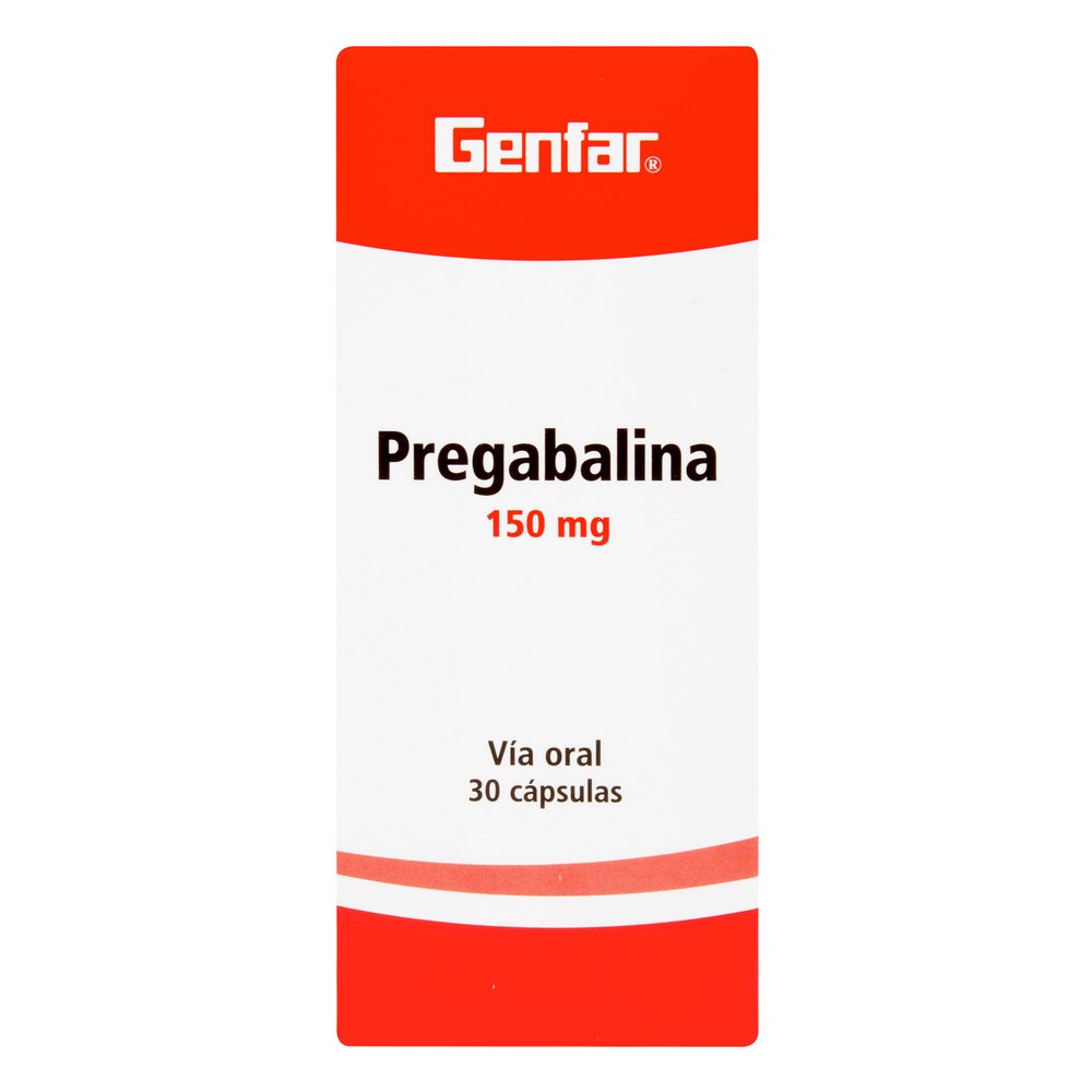 Pregabalina 150 mg 30 cápsulas