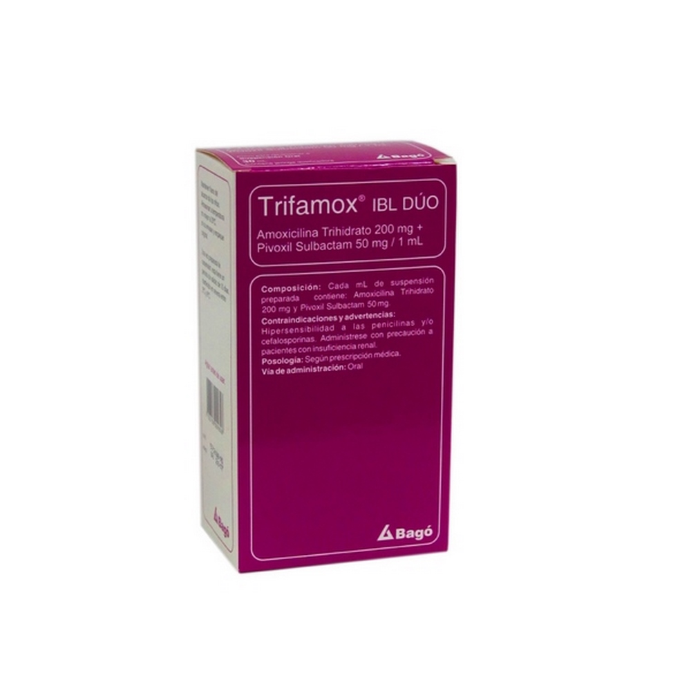 Trifamox IBL-Duo Suspensión 30 mL – Amoxicilina/Sulbactam