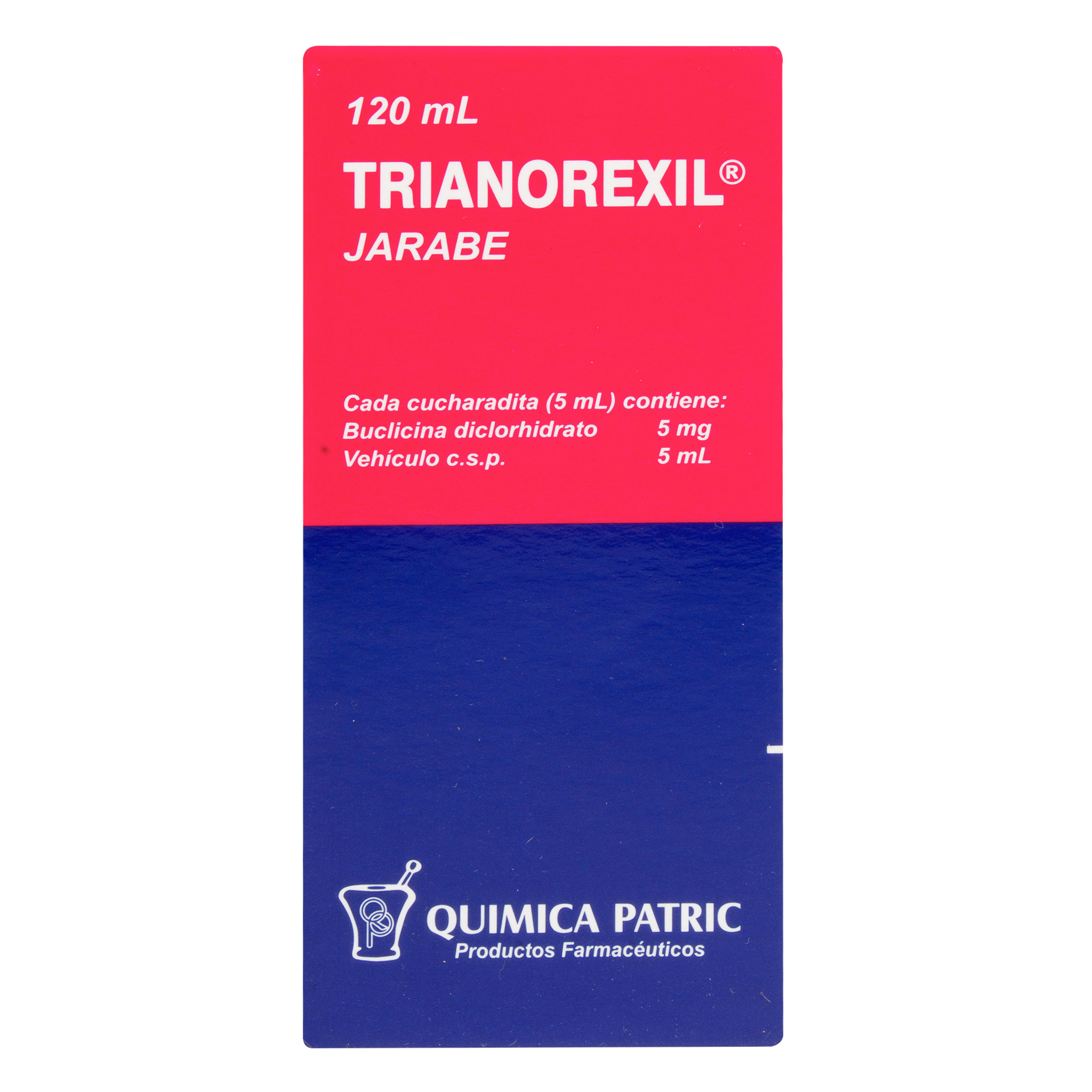 Trianorexil Jarabe Buclizina, 120 ml