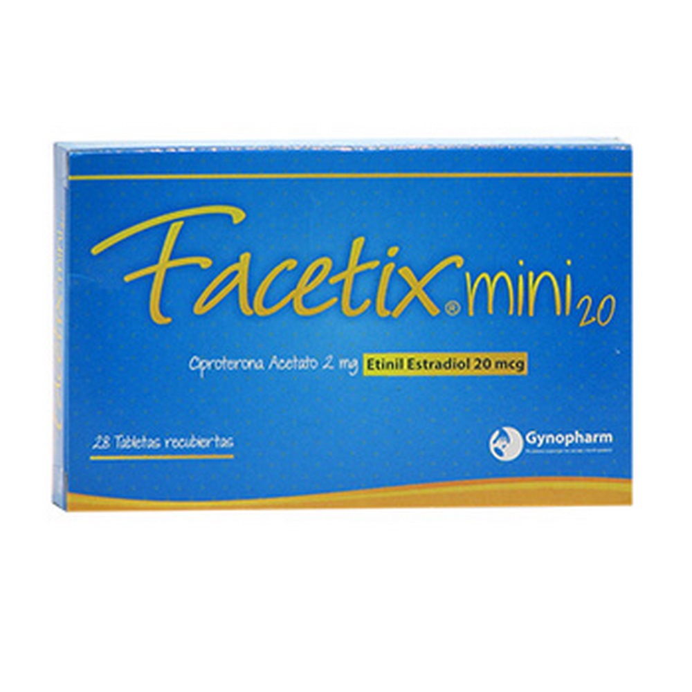 Facetix Mini – 28 comprimidos (etinilestradiol + ciproterona acetato)