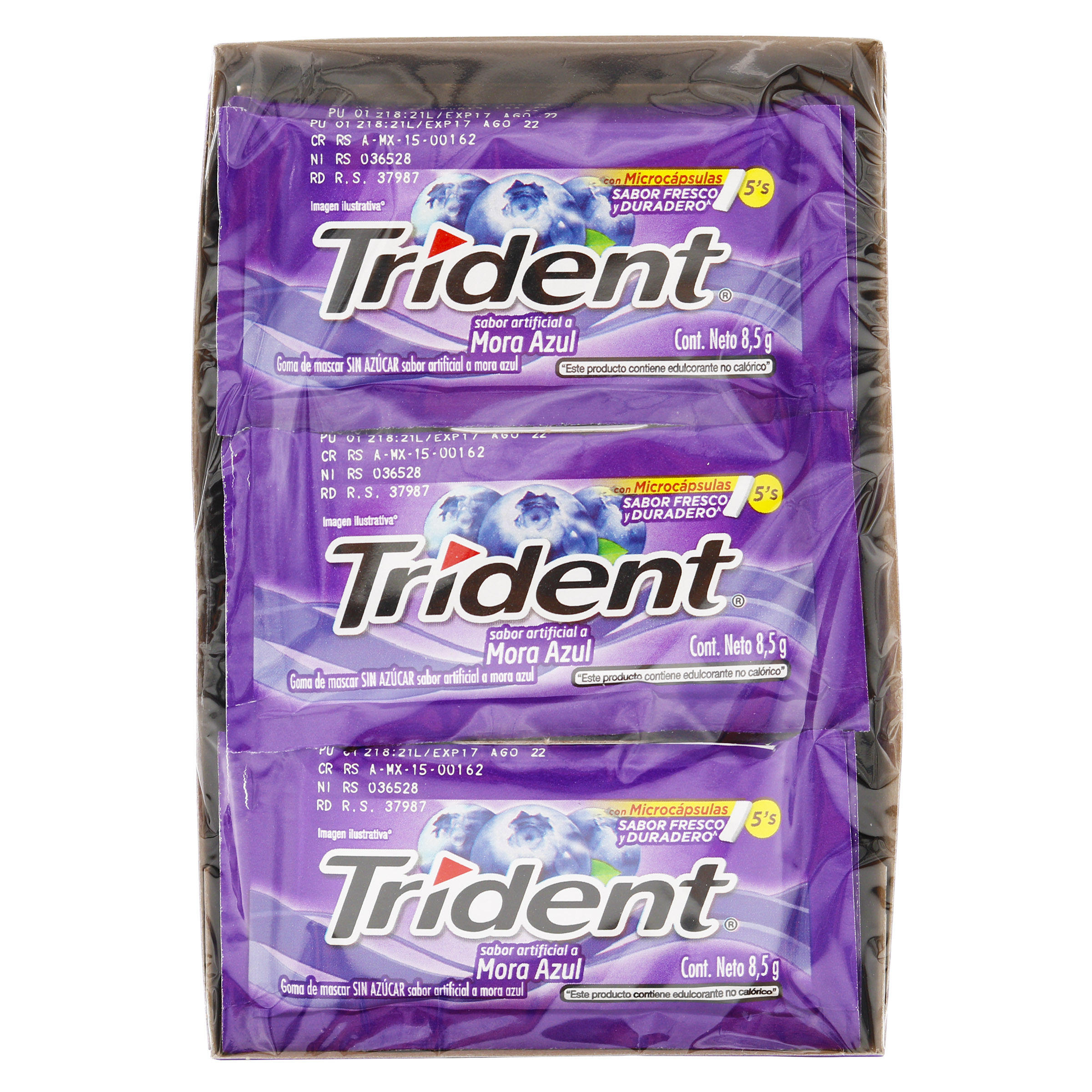 Trident 5S Mora – Display POS 18 ud 8.5 g