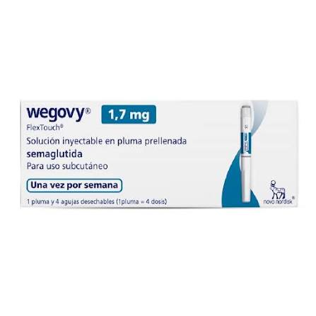 WEGOVY 1.7 mg – Solución inyectable de semaglutida
