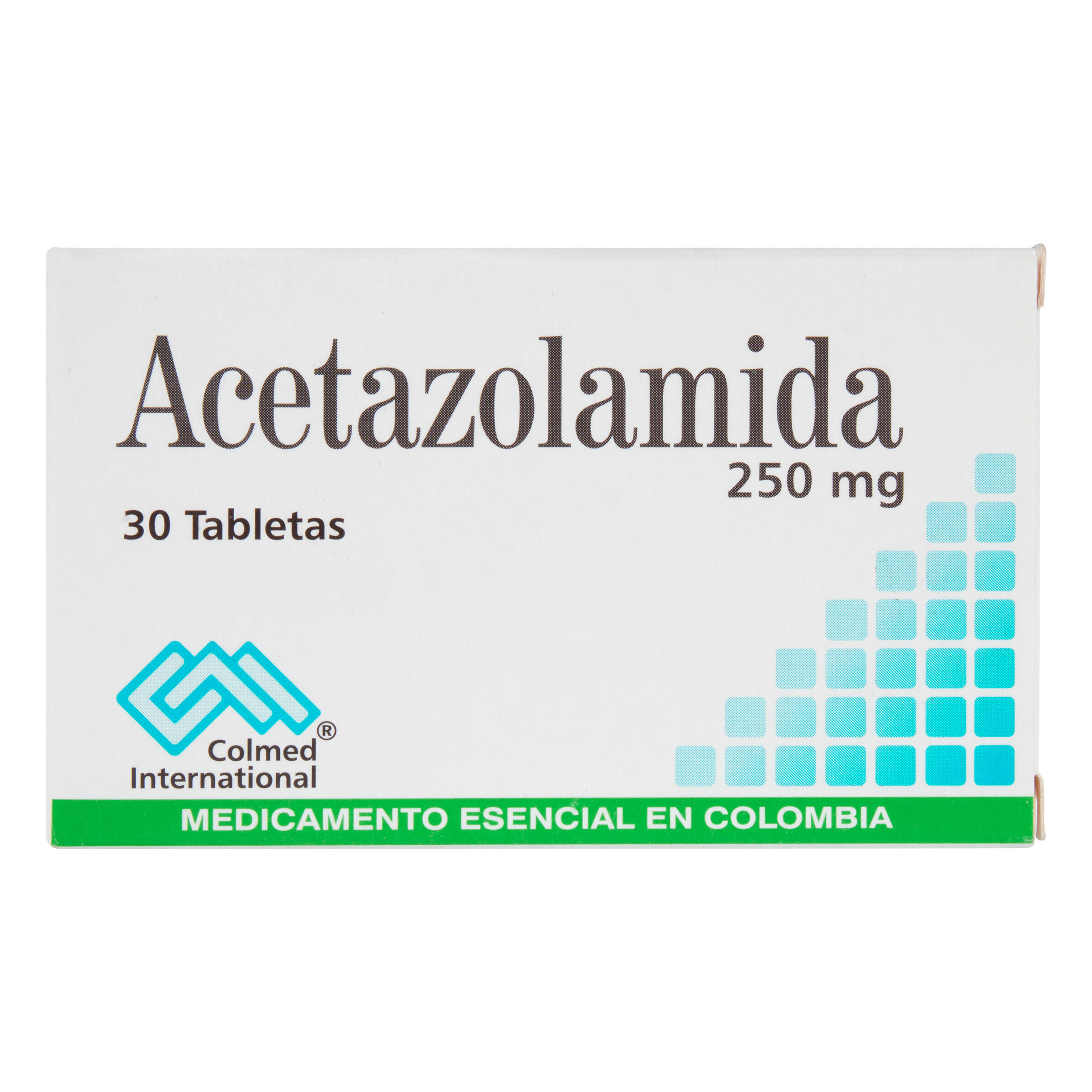 Acetazolamida 250 mg - 30 tabletas PROCAPS