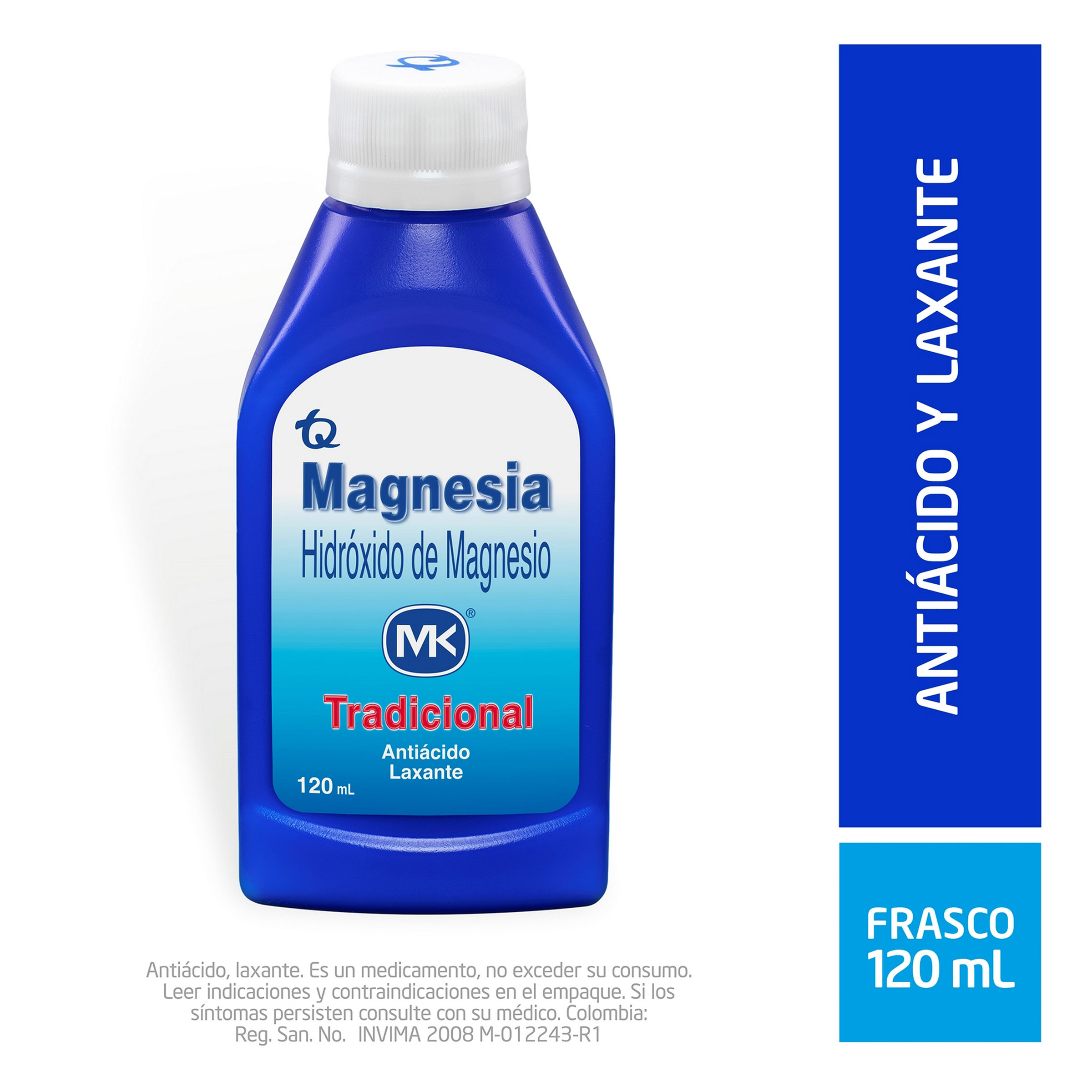 Leche de Magnesia 120 ml - TECNOQUIMICAS S.A.
