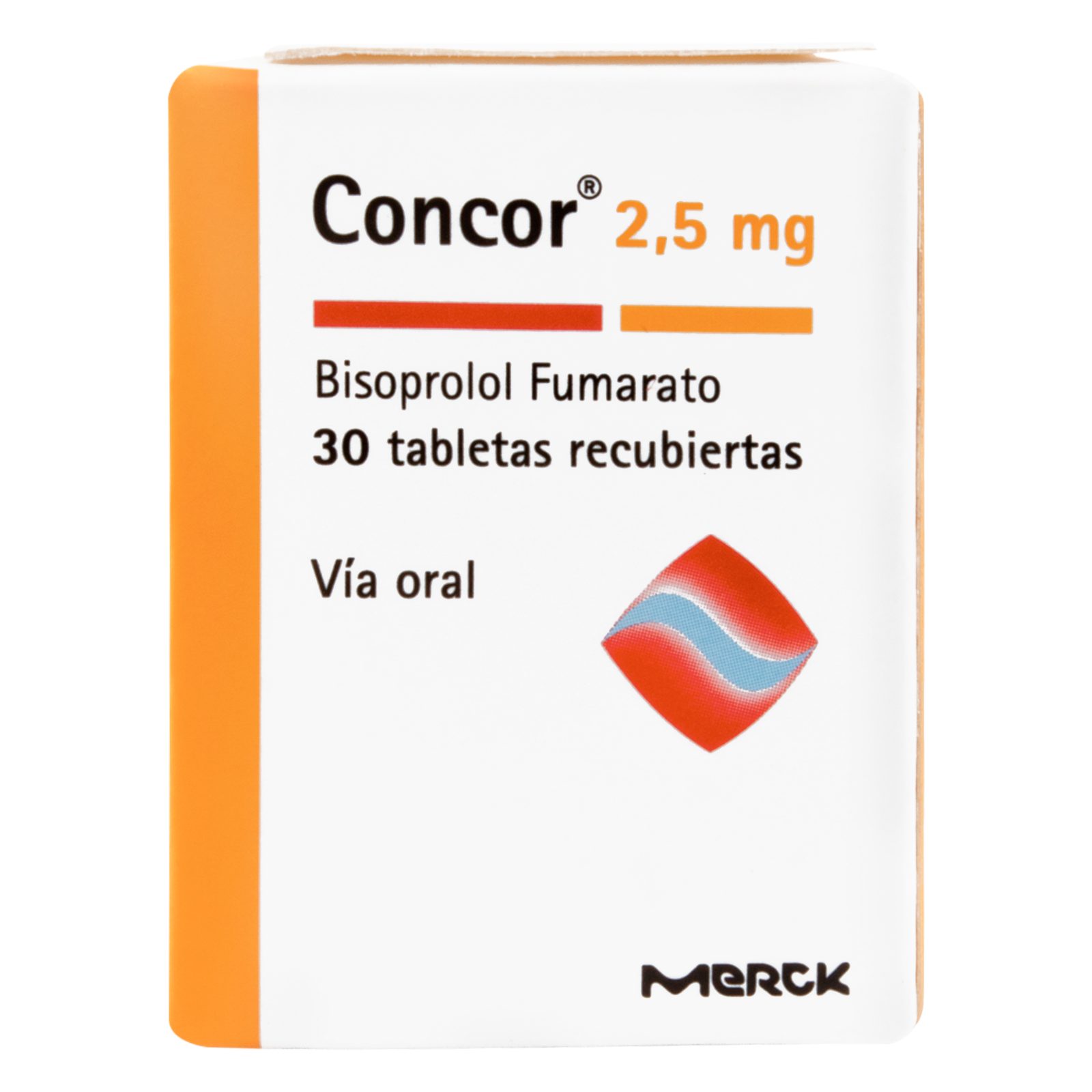 Concor 2.5 mg 30 tabletas - Bisoprolol Fumarato (Merck)