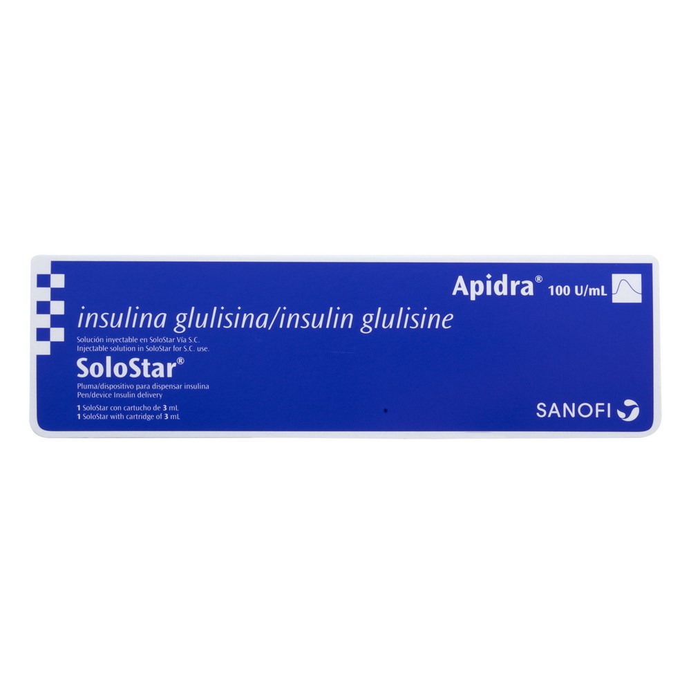 Apidra SoloStar – insulina glulisina, cartucho 3 mL