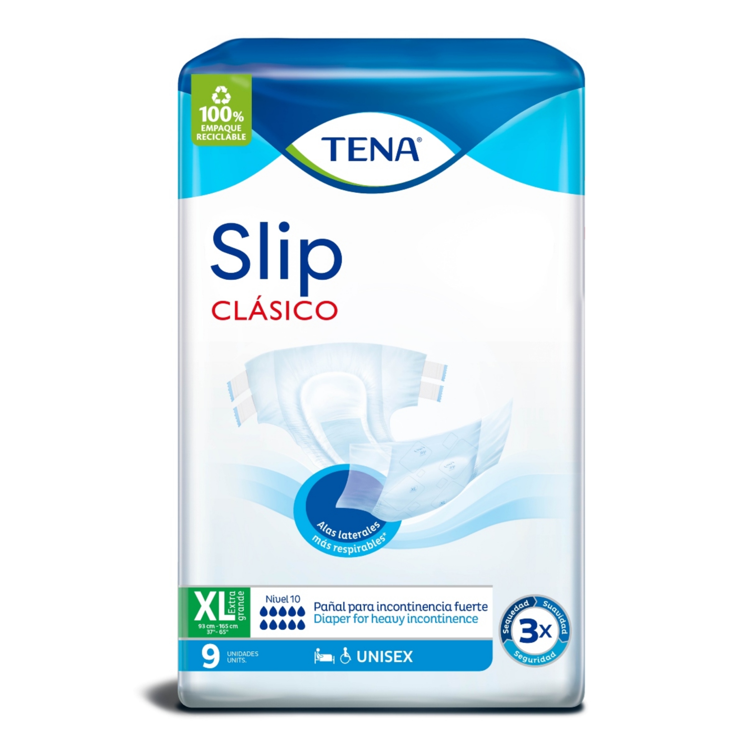 Pañales PanTena Slip clásico 9 uds