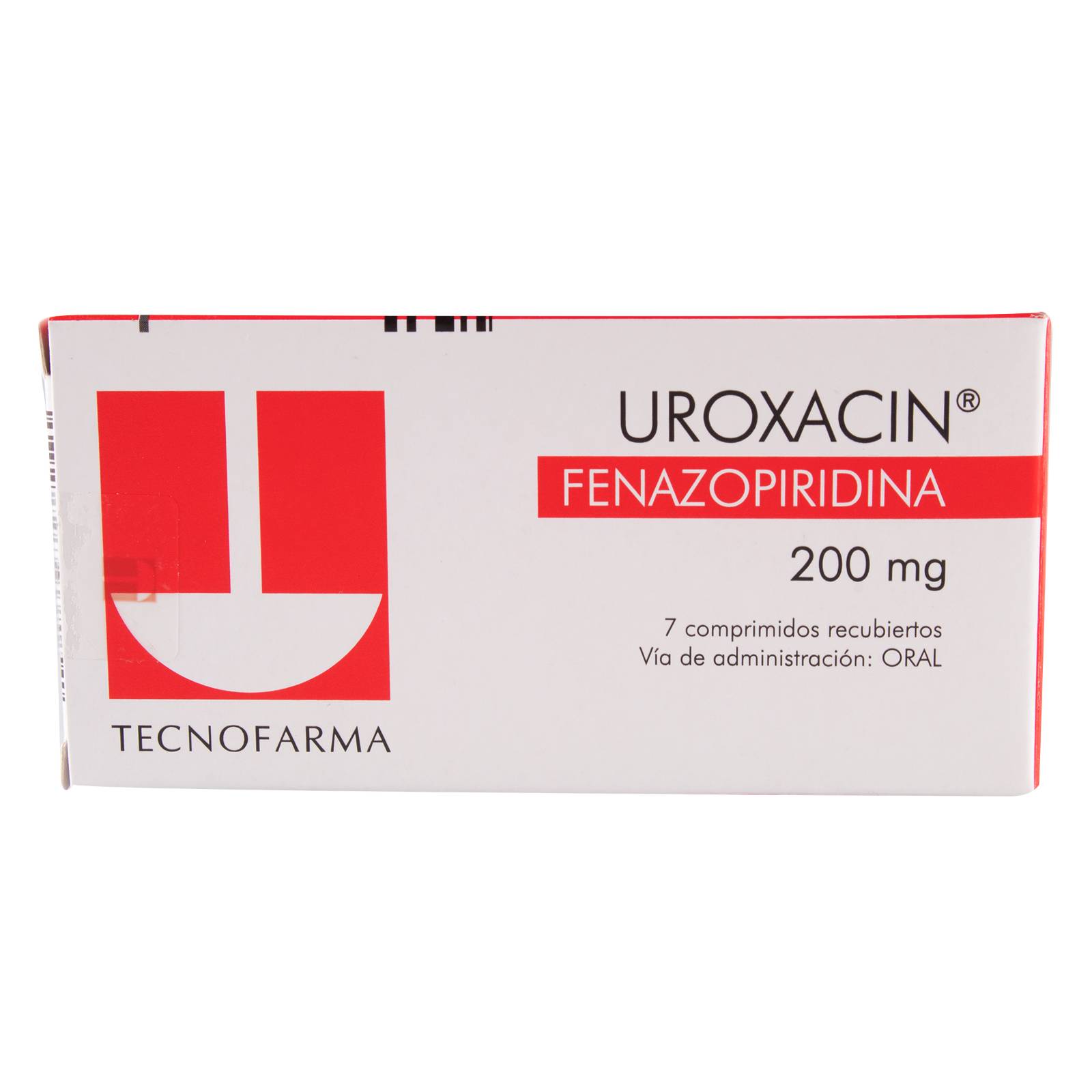 Uroxacin 200 mg – 7 comprimidos (Fenazopiridina) TECNOFARMA