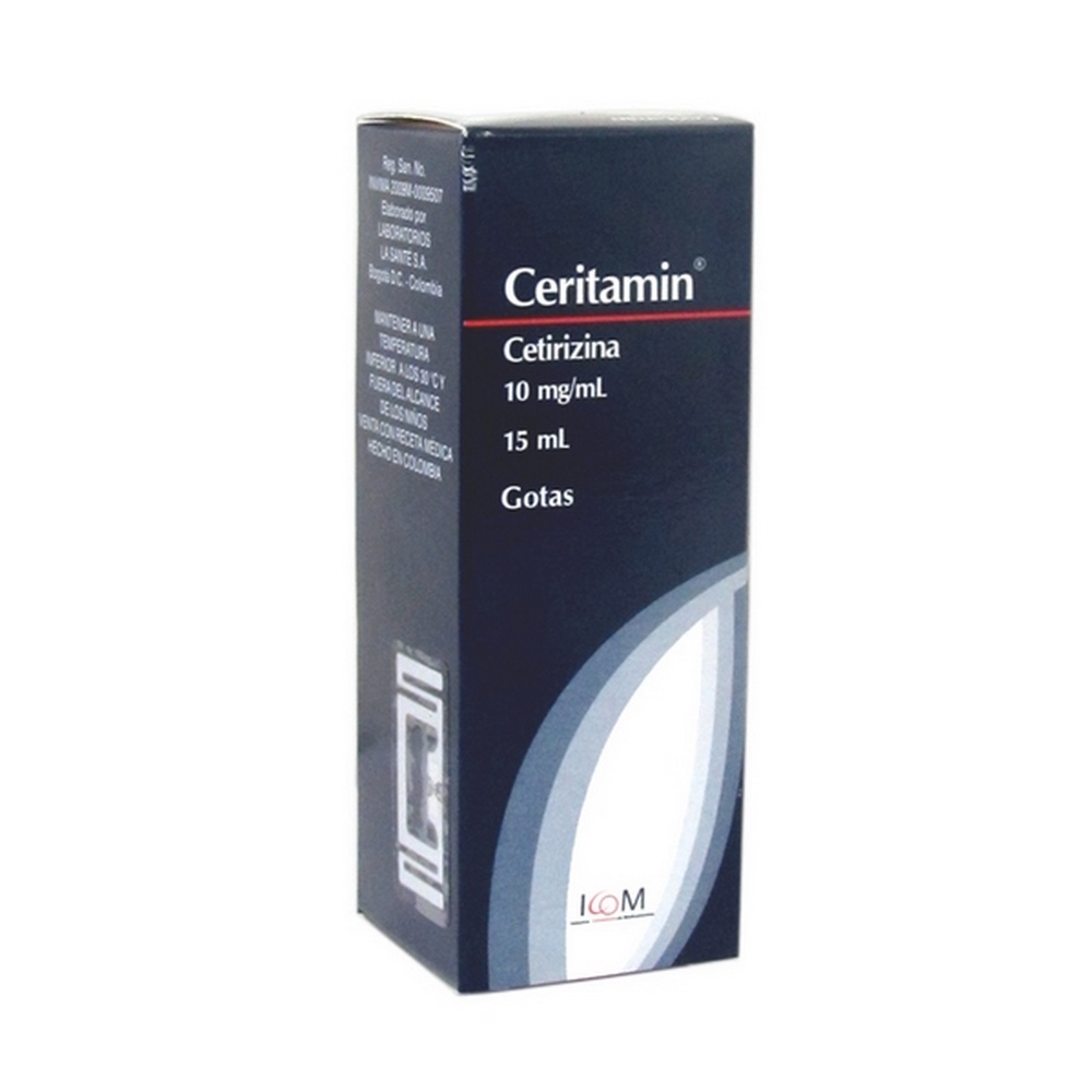 Cetirizina ICOM Gotas 10 mg/mL 15 mL