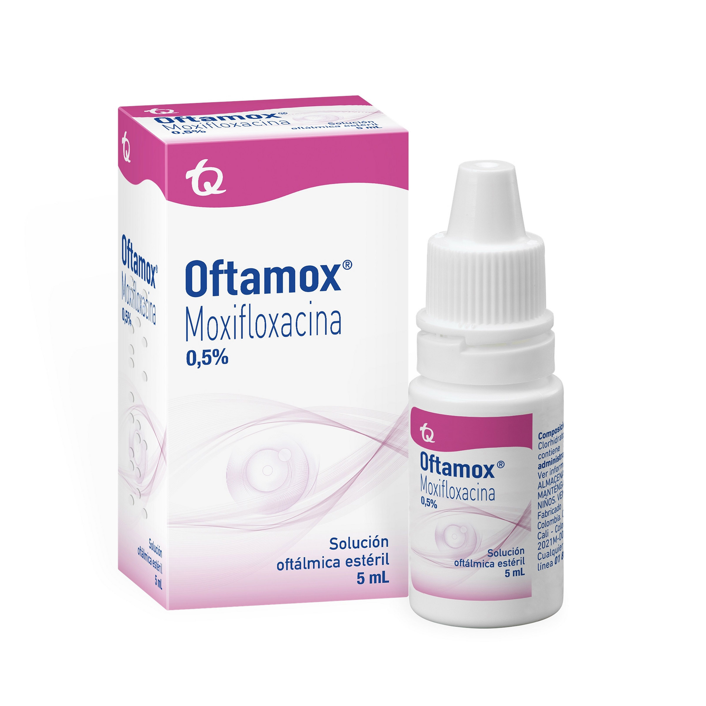Oftamox 0.5% – solución oftálmica 5 mL (moxifloxacina)