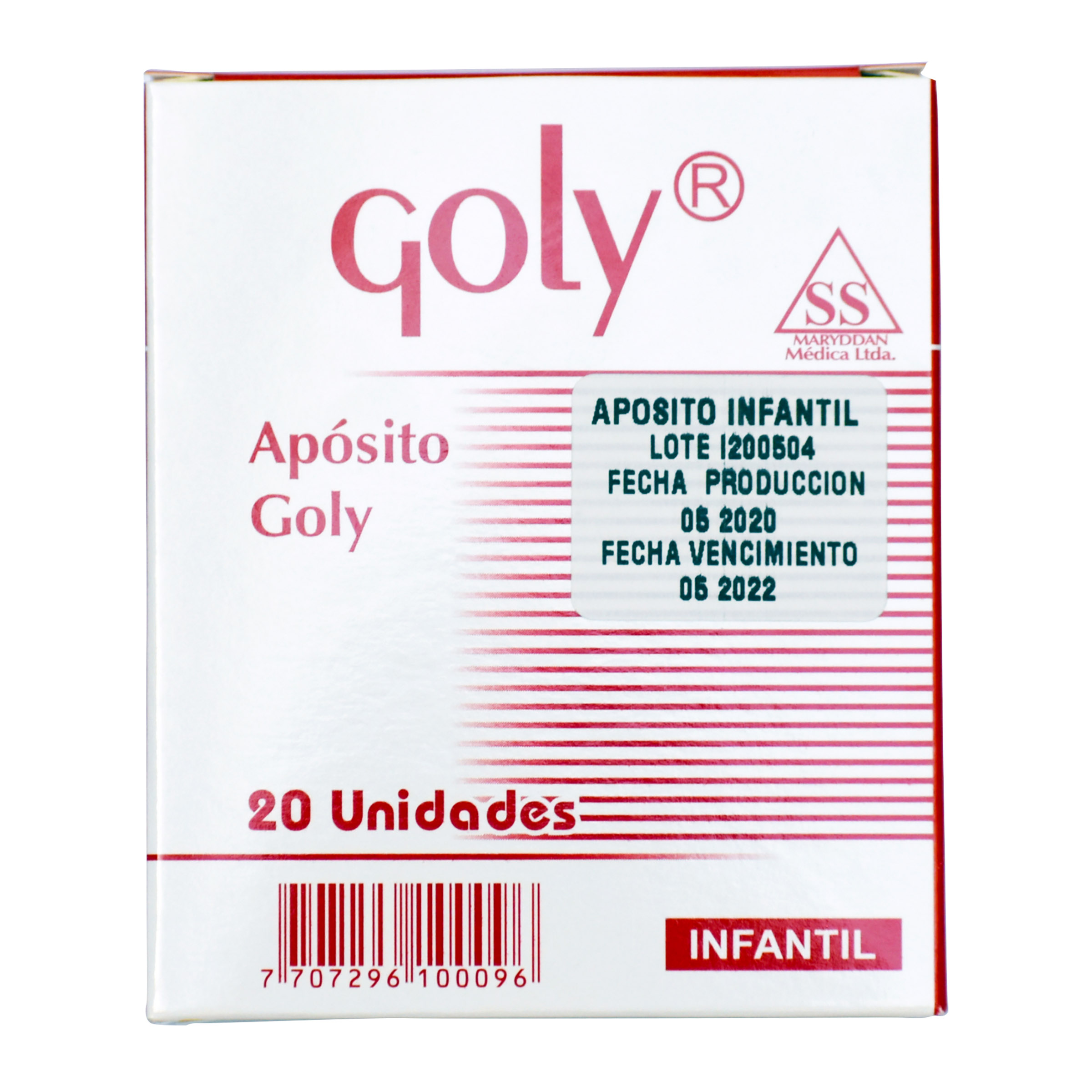 Aposito ocular infantil – parche oclusor 20 unidades