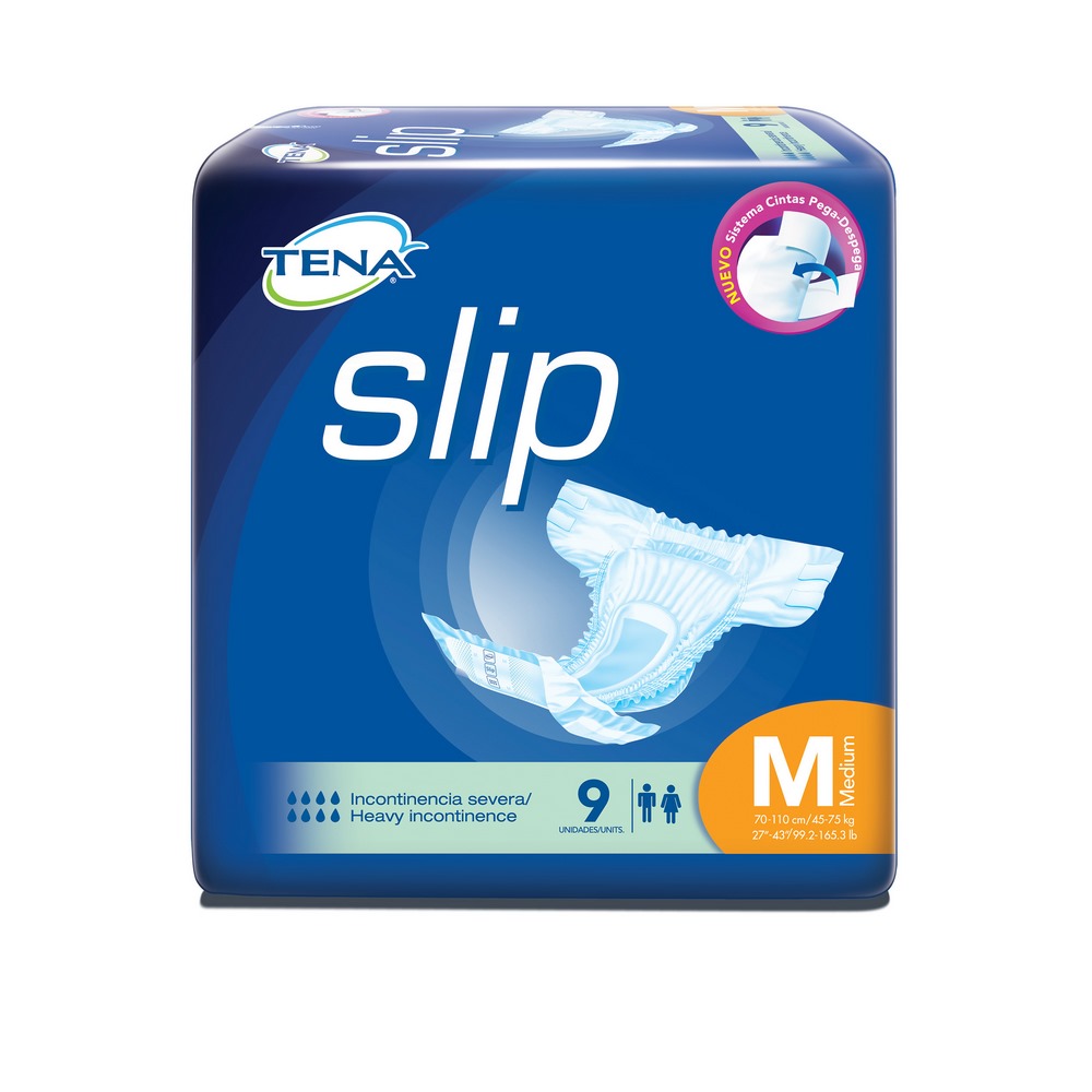 Pañales de incontinencia talla M Ultra Slip - 9 unidades
