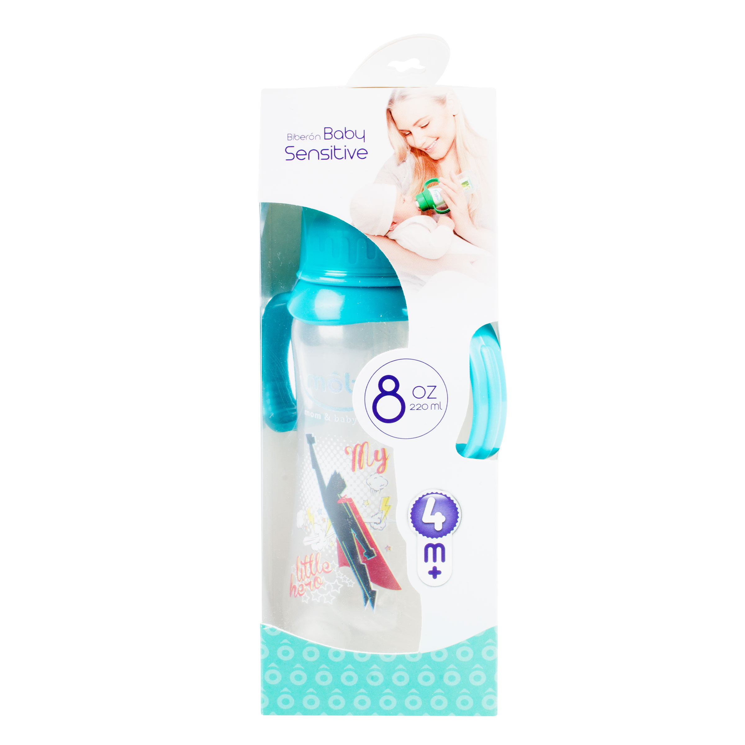 Biberón Moby Baby Sensitive – 4 meses