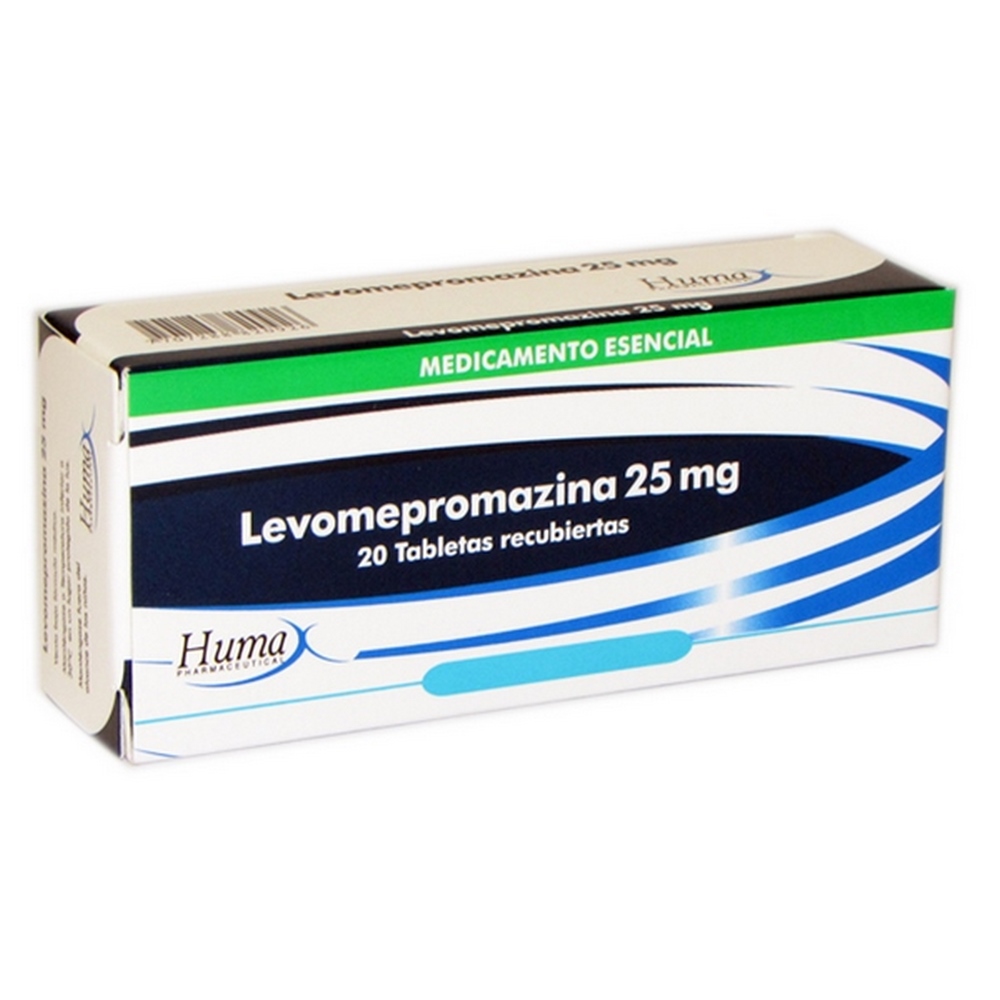 Levomepromazina 25 mg 20 tabletas HP