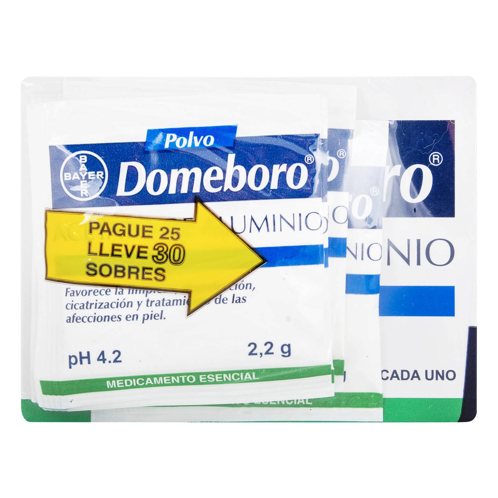 Domeboro acetato de aluminio 30 sobres | Pasto