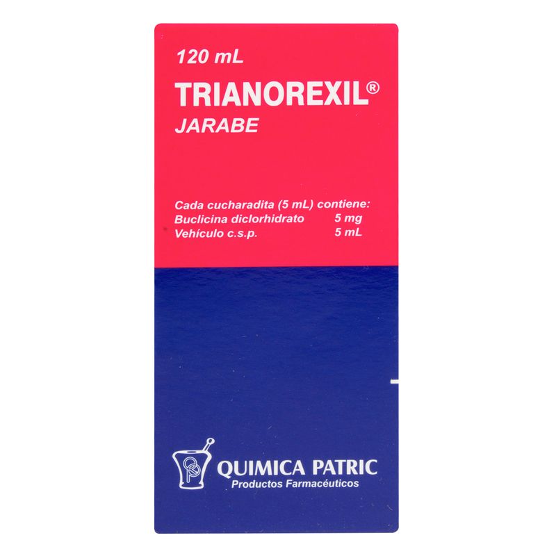 Trianorexil Jarabe Buclizina, 120 ml