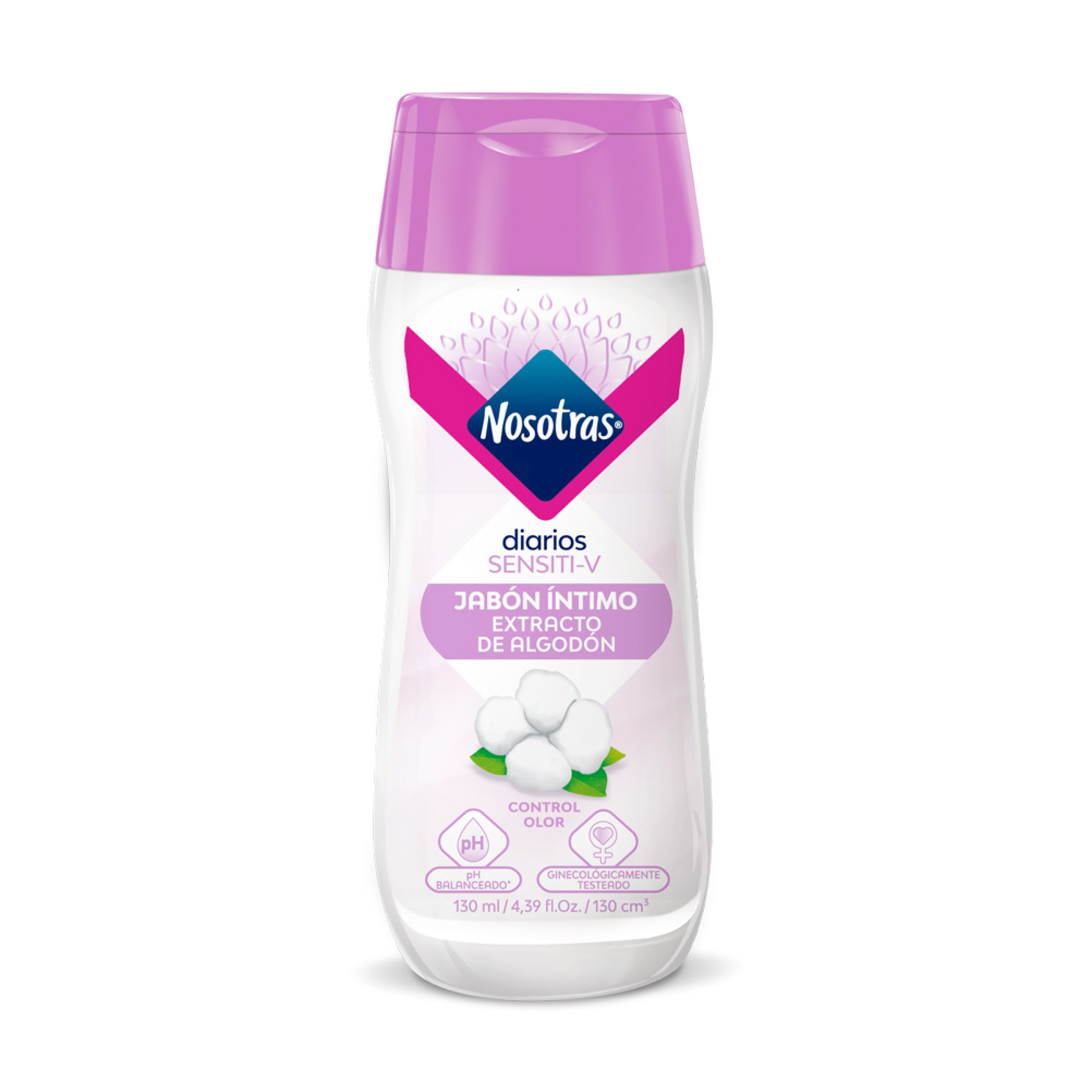 Jabón íntimo Nosotras Sensiti-V 130 ml
