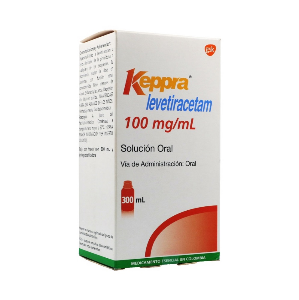 Keppra levetiracetam 300 ml – solución oral