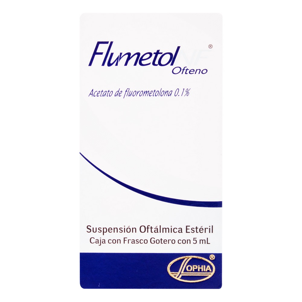 Flumetol NF Oftálmico – Fluorometolona suspensión 5 mL