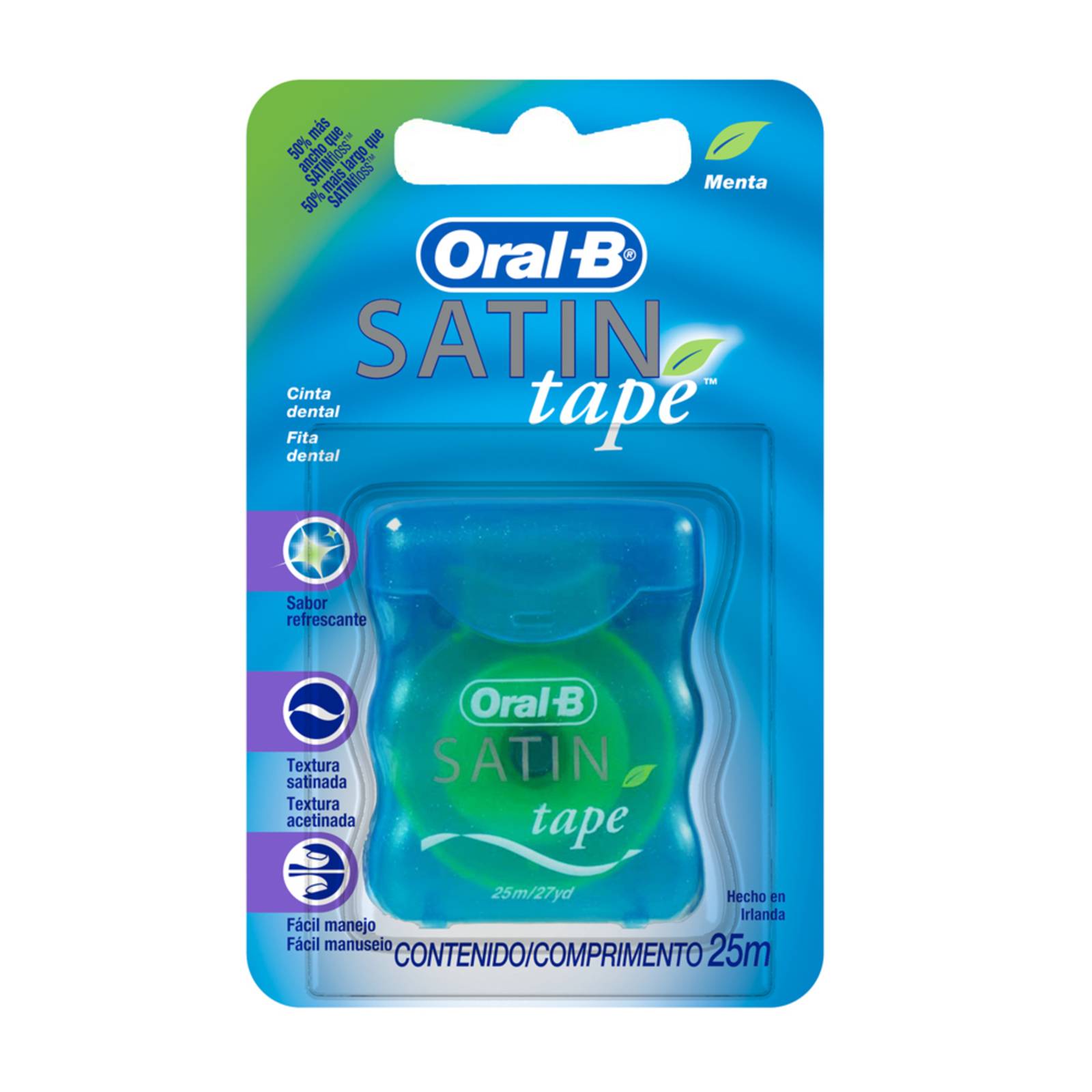 Hilo dental Oral-B Satin Tape 25 m – Higiene bucal