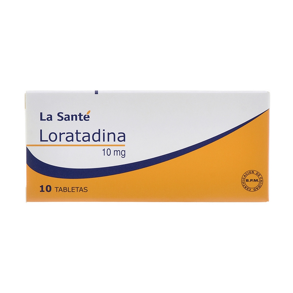 Loratadina 10 mg - 10 tabletas | LA SANTE