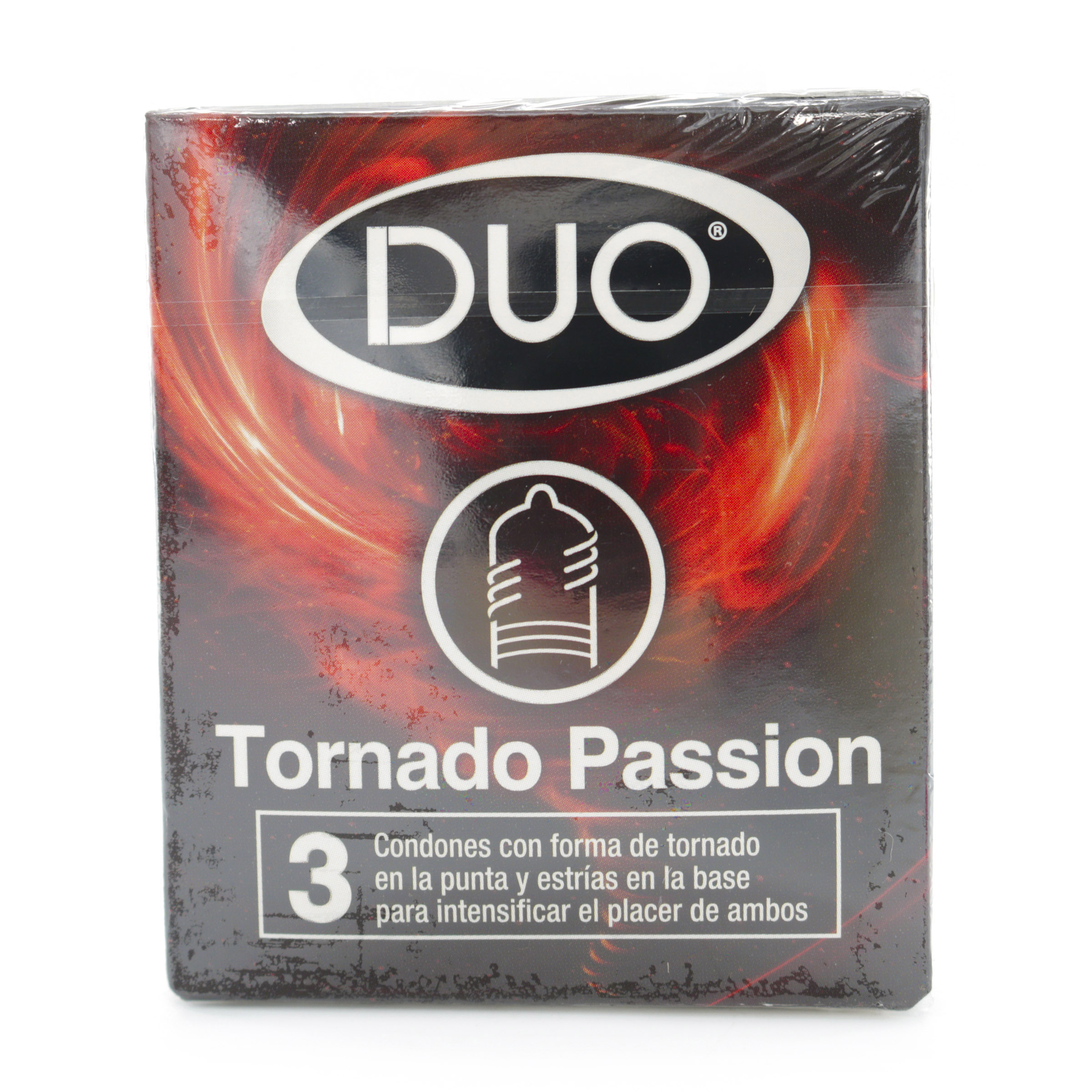 Preservativos Tornado Passion – 3 unidades