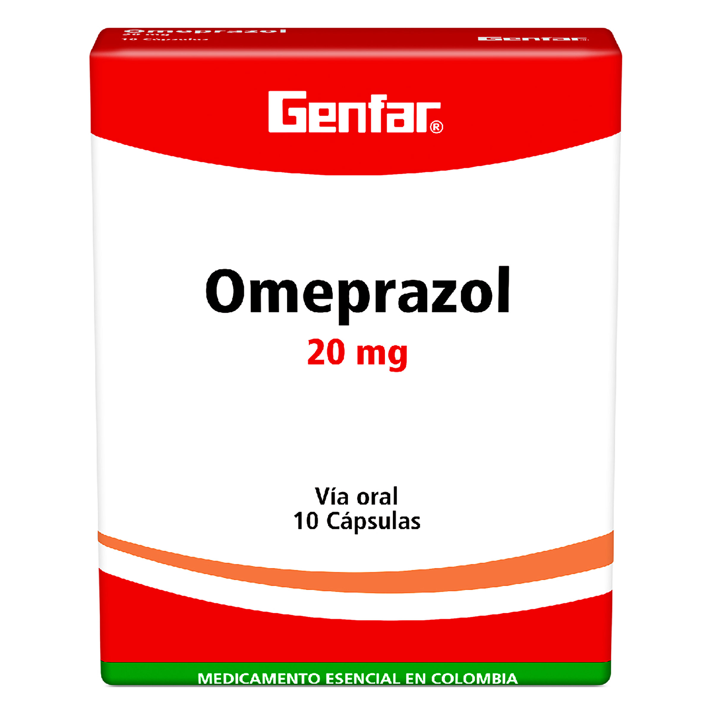 Omeprazol 20 mg – 10 cápsulas | Genfar