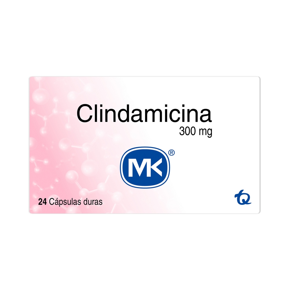 Clindamicina 300 mg - 24 cápsulas MK Clindamicina