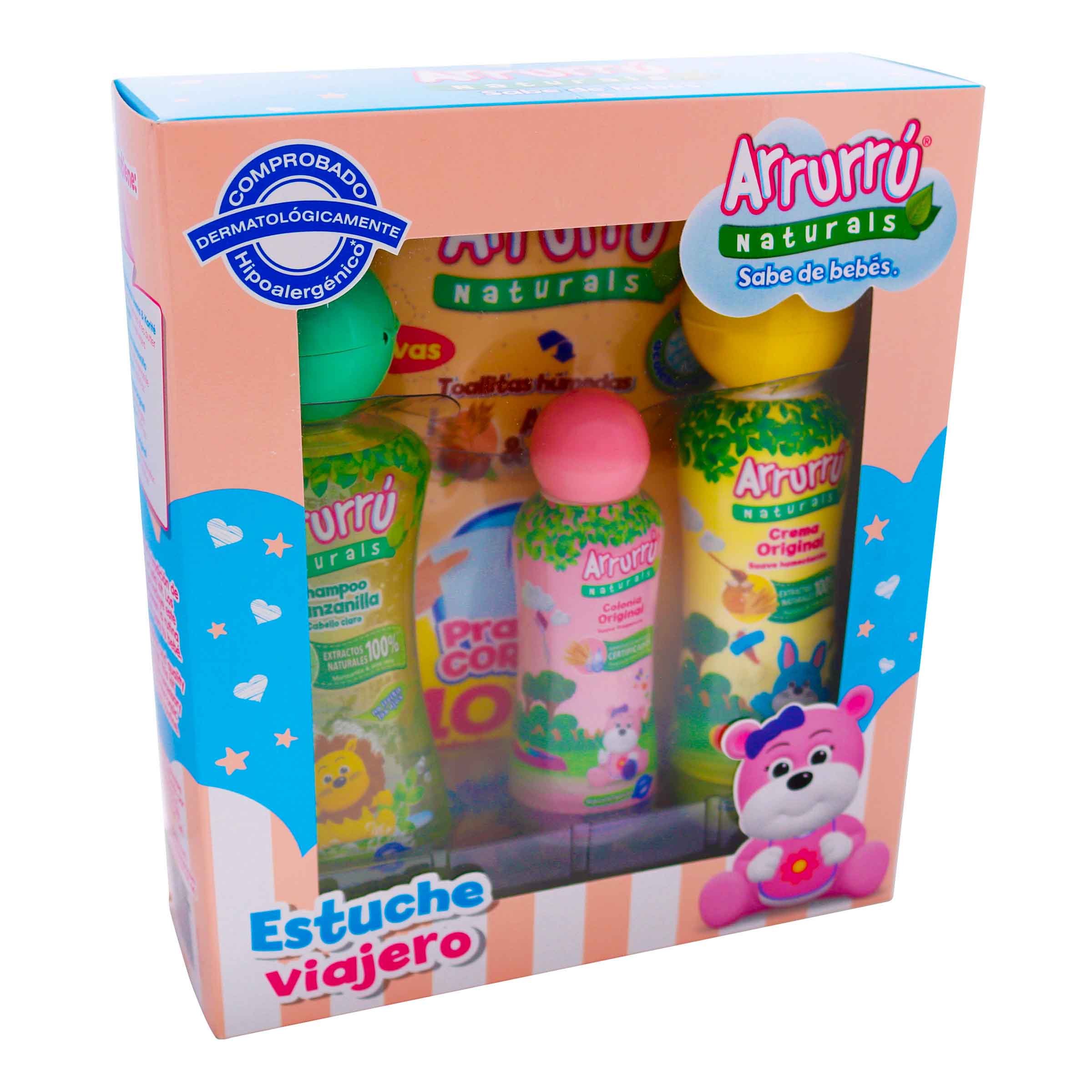 Estuches Viajero Rosado – 4 Artículos de Belleza