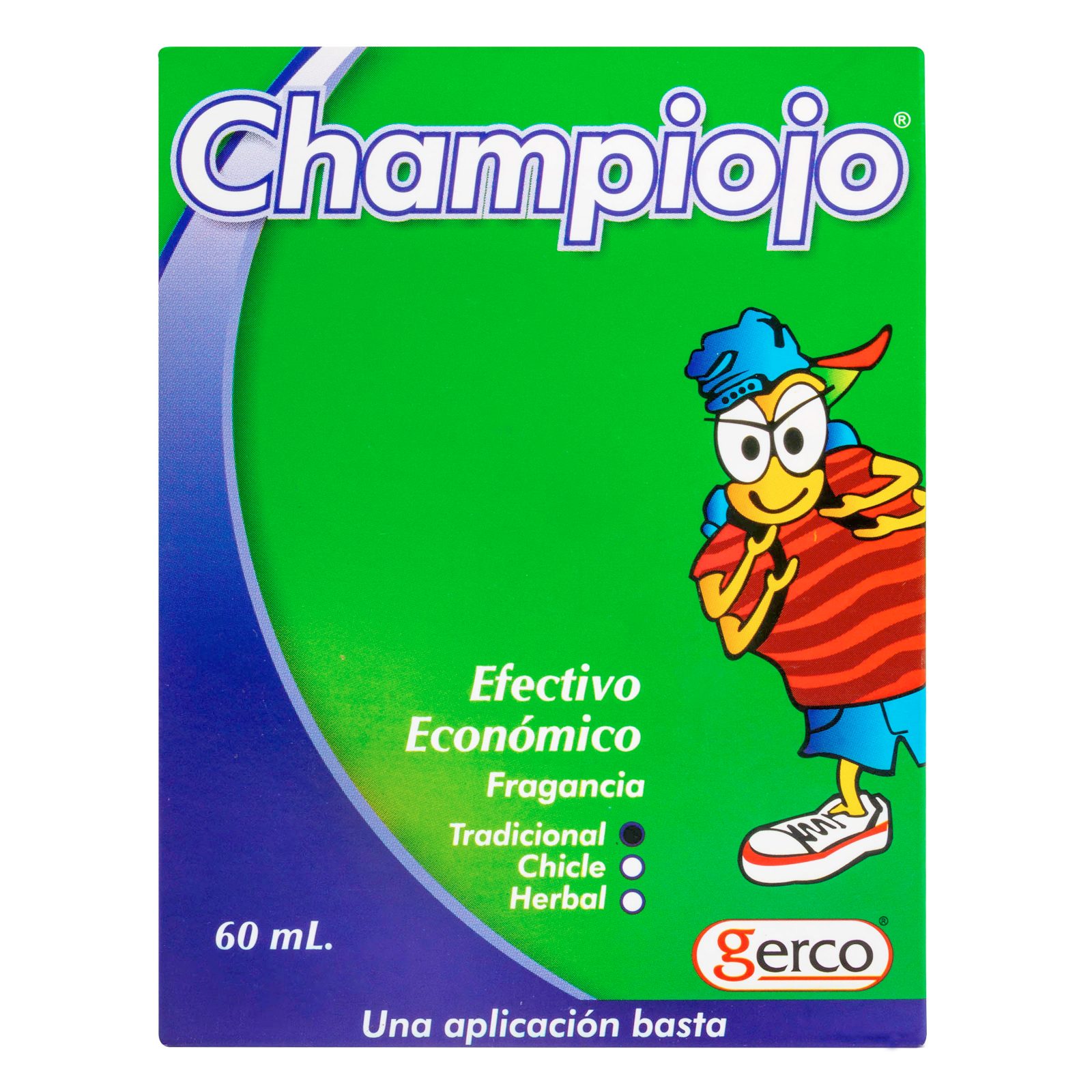 Champojo 60 ml Tradicional + Peine con Cipermetrina - GERCO