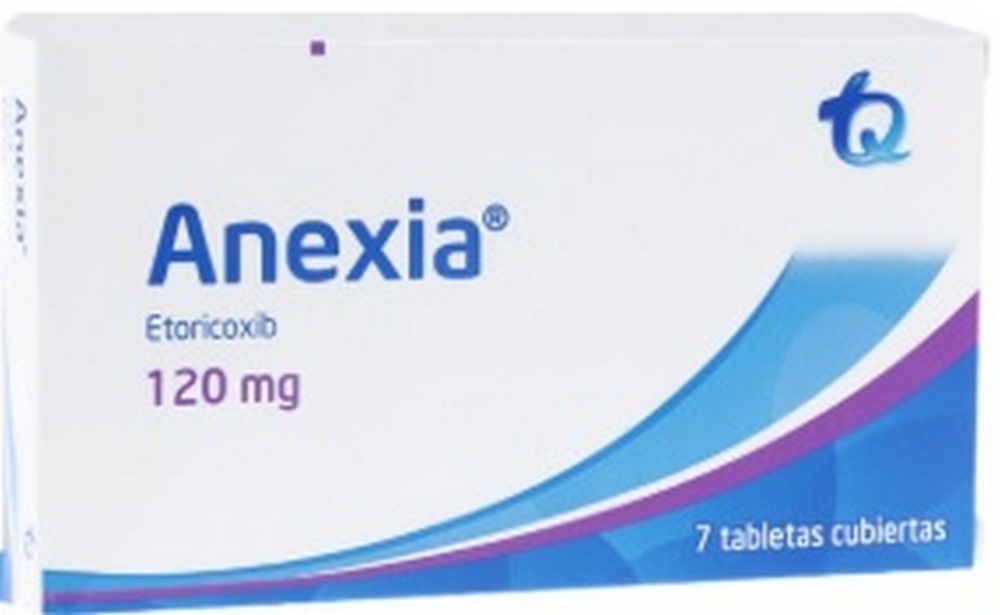 ANEXIA 120 mg – Etoricoxib 7 tabletas