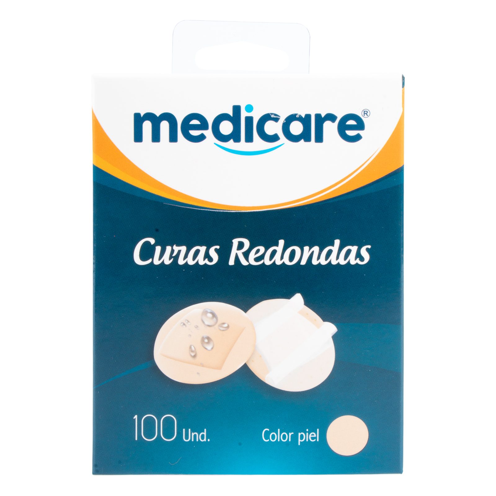 Curitas redondas para piel – 100 unidades