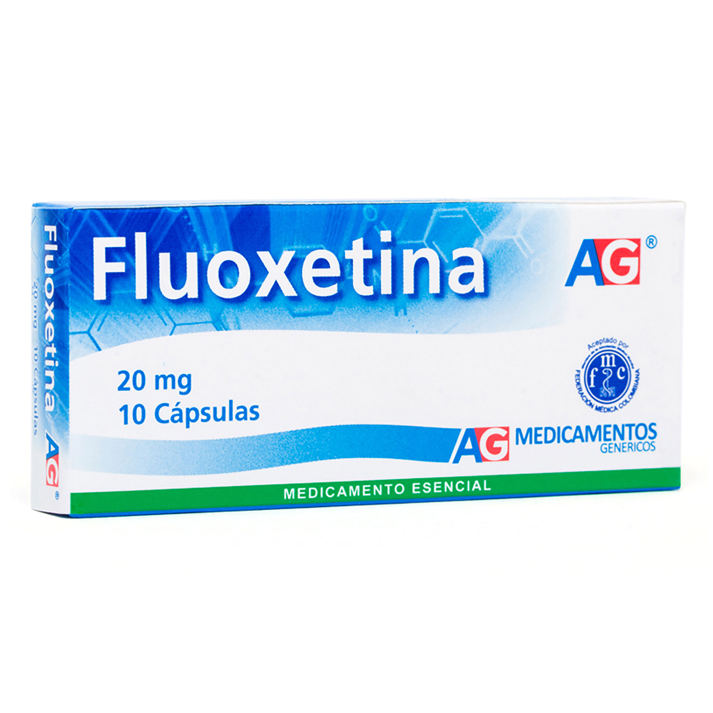 Fluoxetina 20 mg - 10 cápsulas Lafrancol