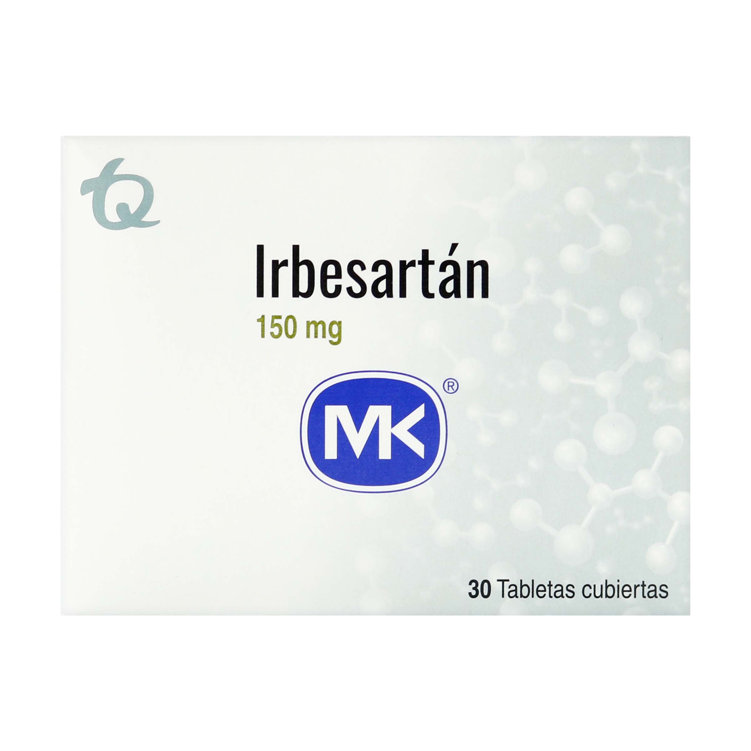 Irbesartán 150 mg – 30 tabletas