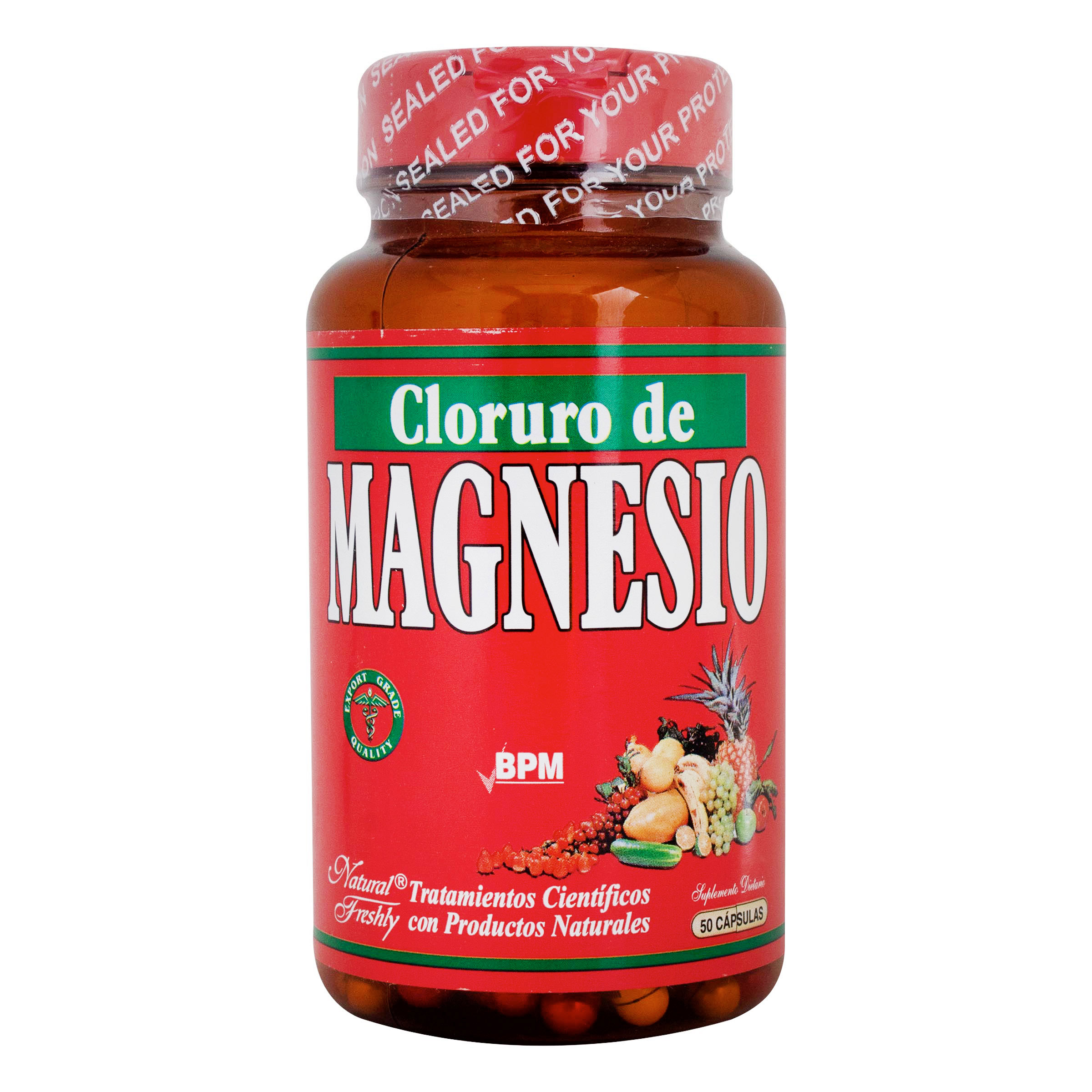 Cloruro de Magnesio + Vitamina D – 50 cápsulas
