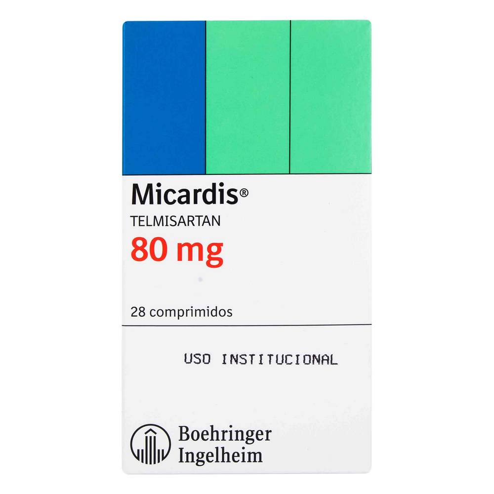 MICARDIS 80MG – Telmisartán, 28 tabletas (Boehringer Ingelheim)